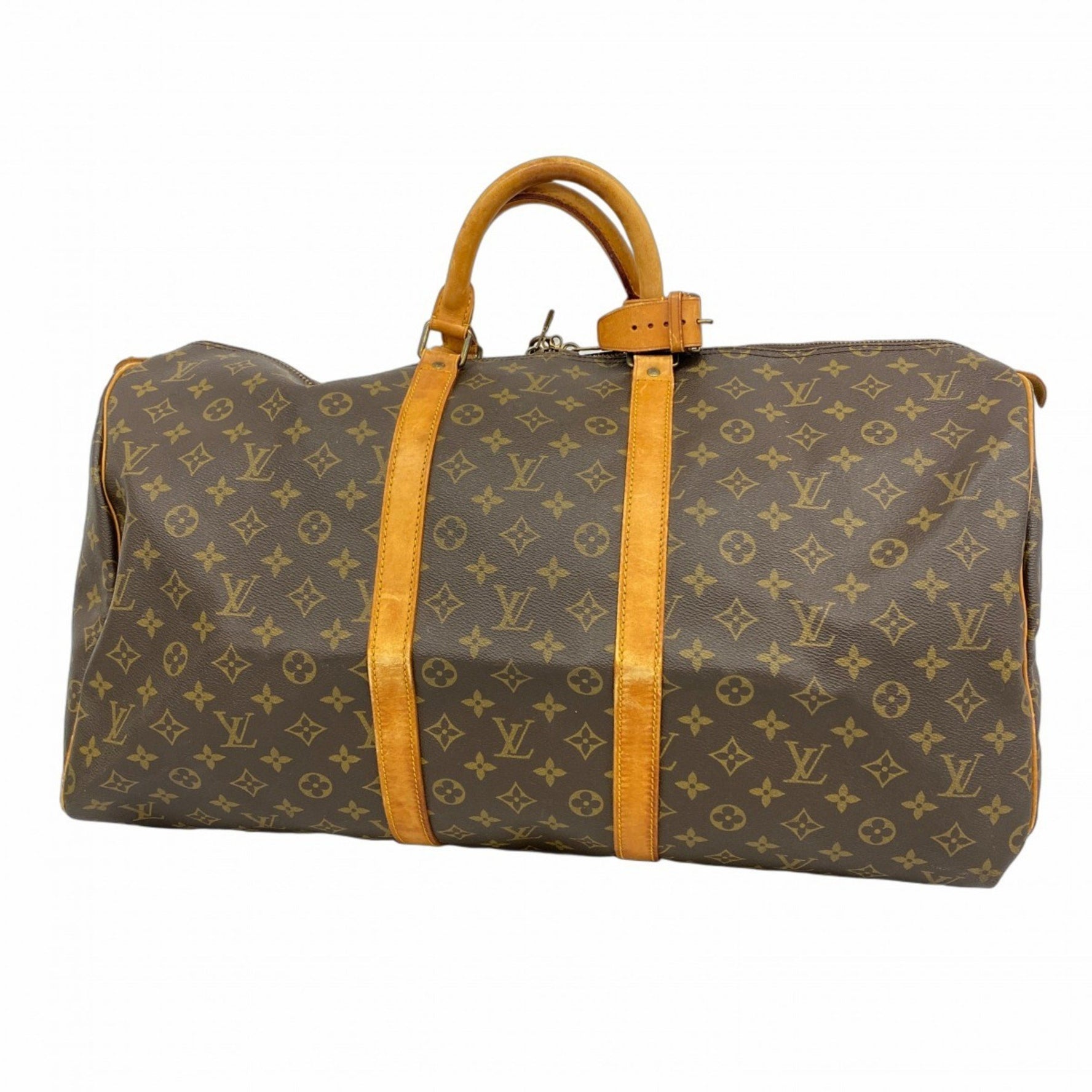 Louis Vuitton Monogram Keepall 55 Boston Bag Men's and