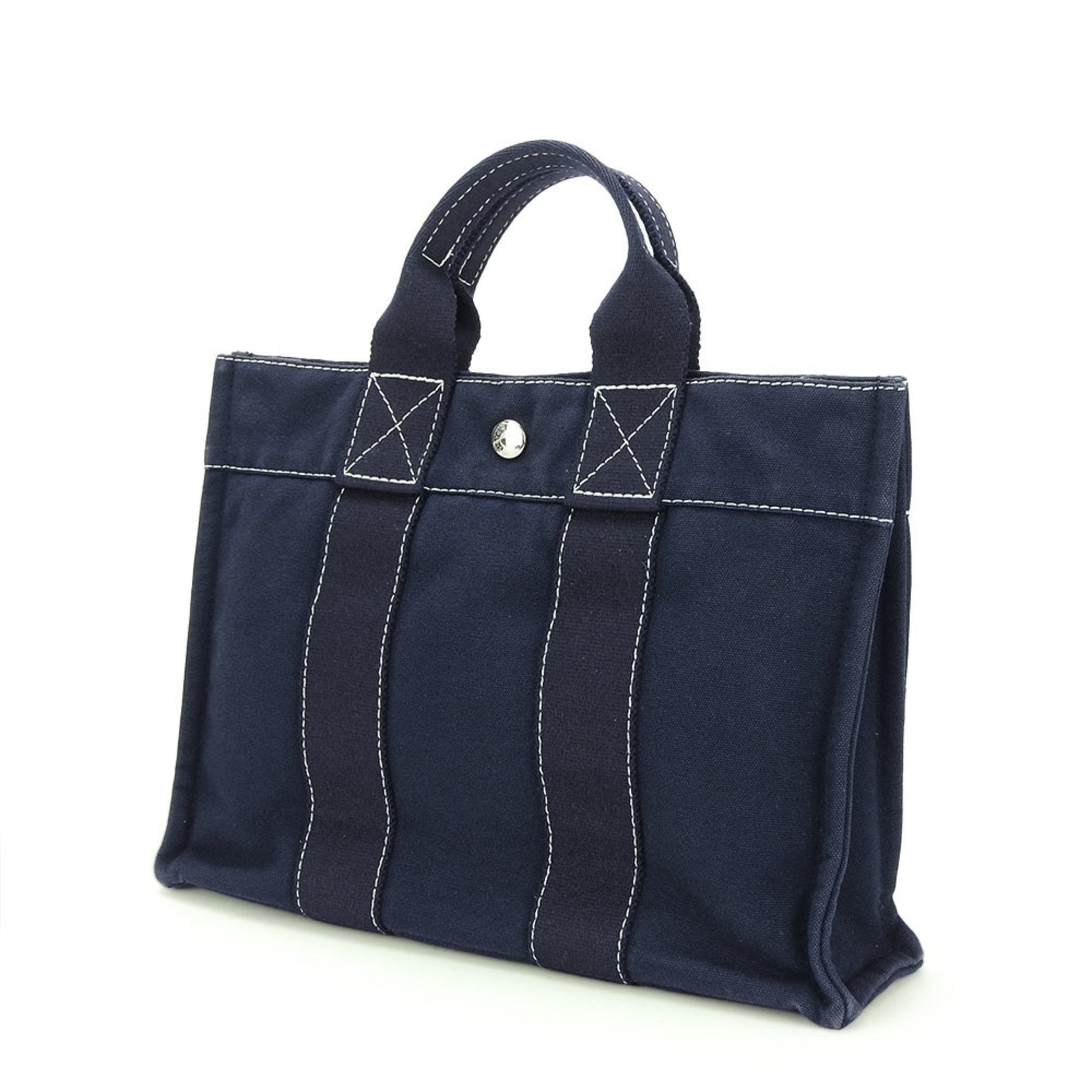 Hermes Handbag Tote PM Deauville Canvas Men's