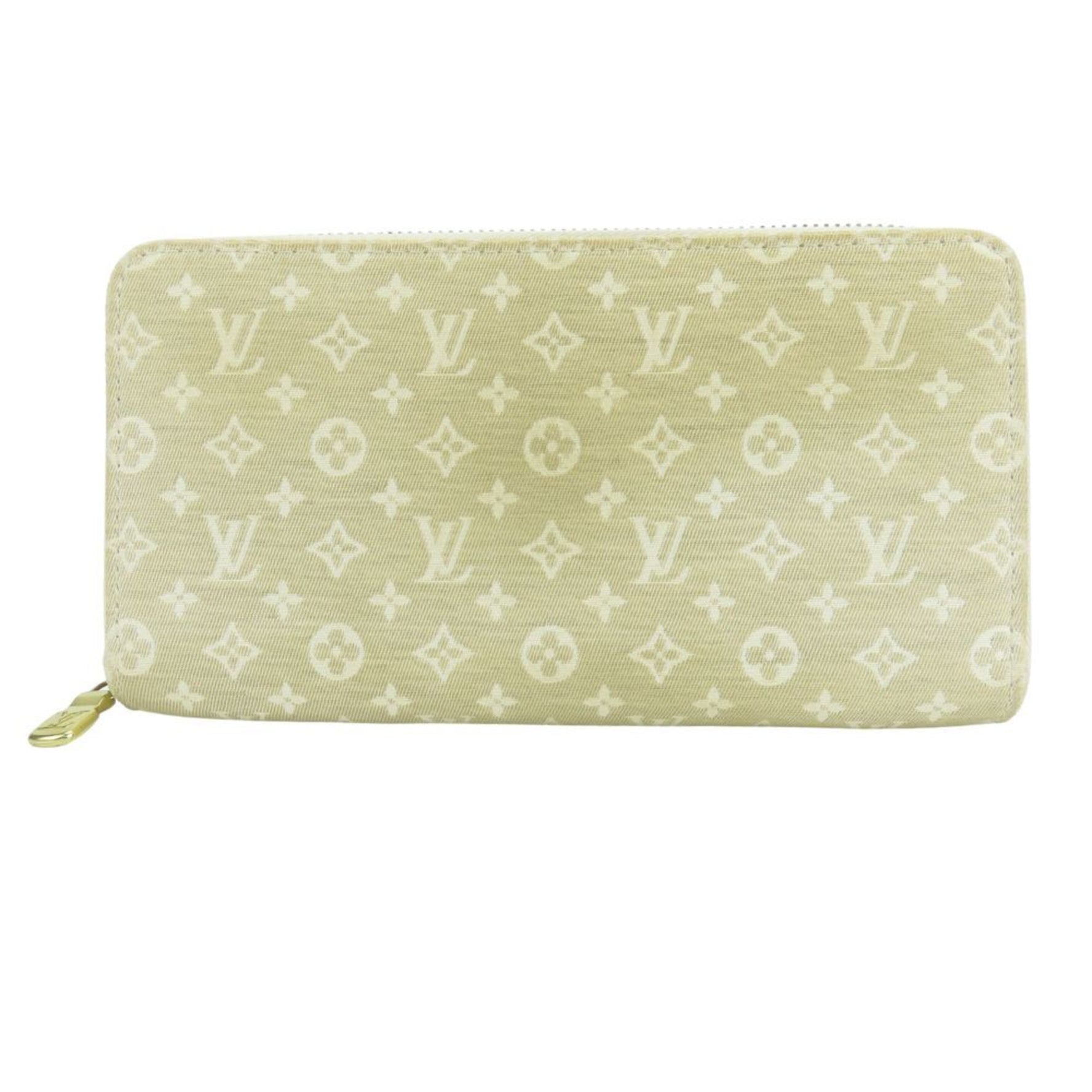 Louis Vuitton Round Zippy Wallet Monogram Minilan Dune Beige LV LOUIS VUITTON