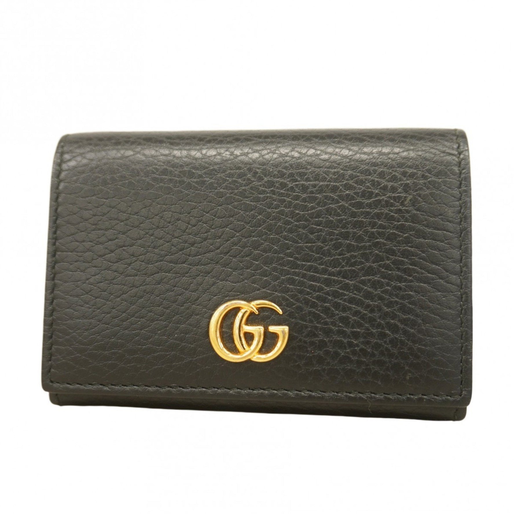 Gucci GG Marmont Business Card Case Leather