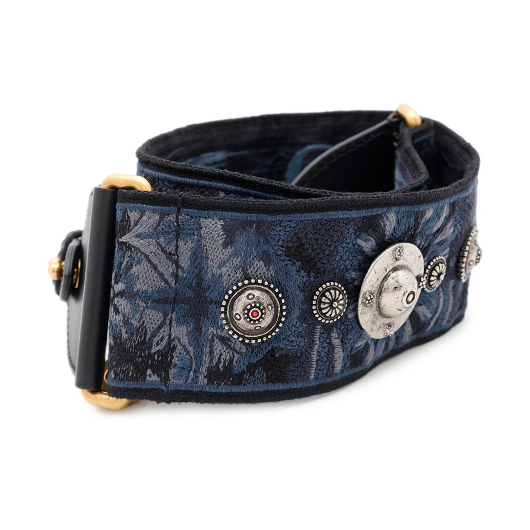 Christian Dior Shoulder Strap Medallion Embroidery