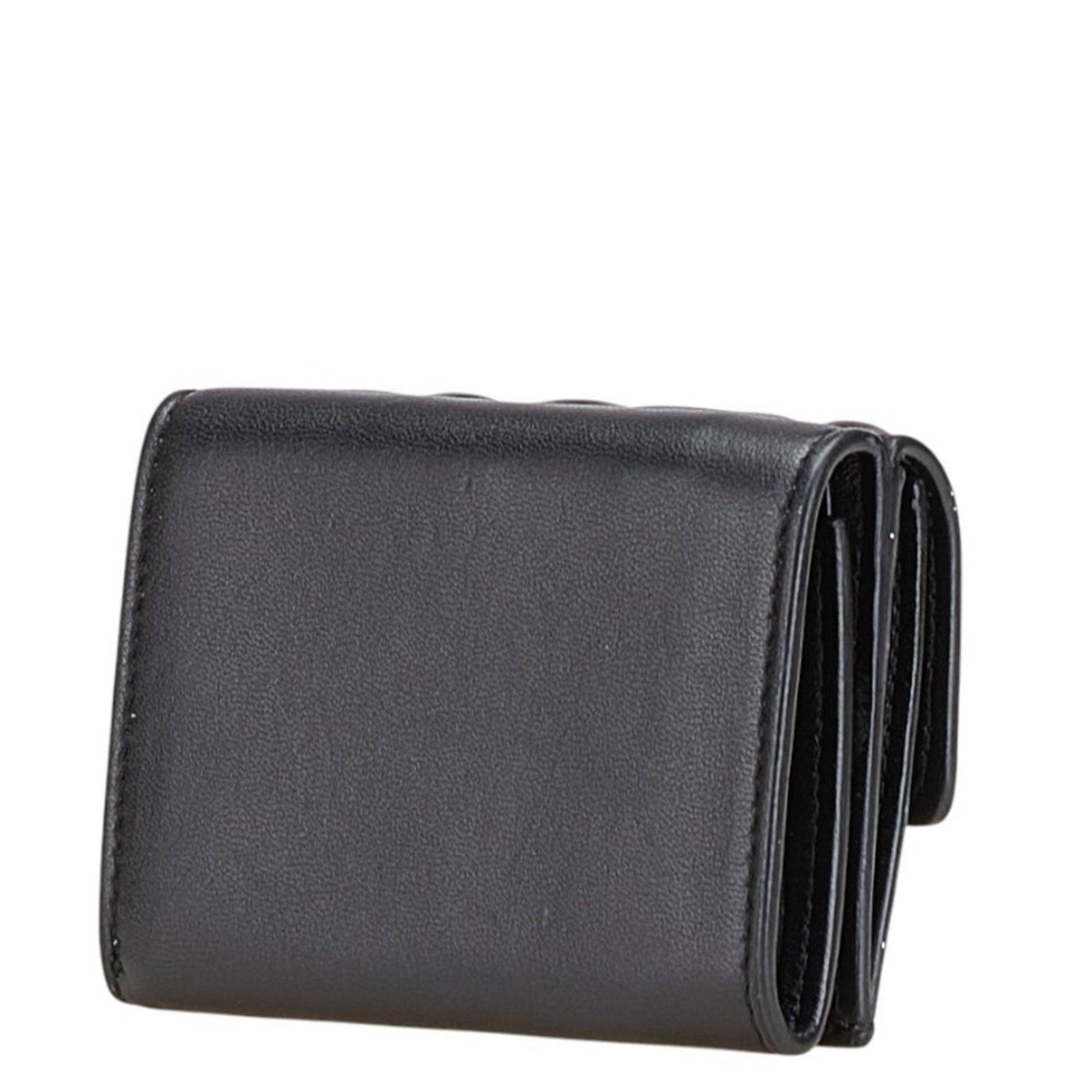 Fendi Baguette Micro Trifold Wallet in Leather