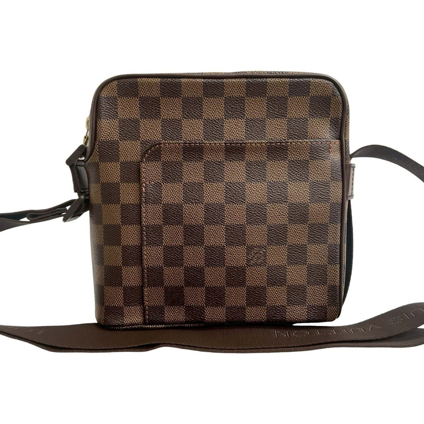 Unused, stored Louis Vuitton Olaf PM Damier Leather Shoulder Bag/Pochette/Sacoche