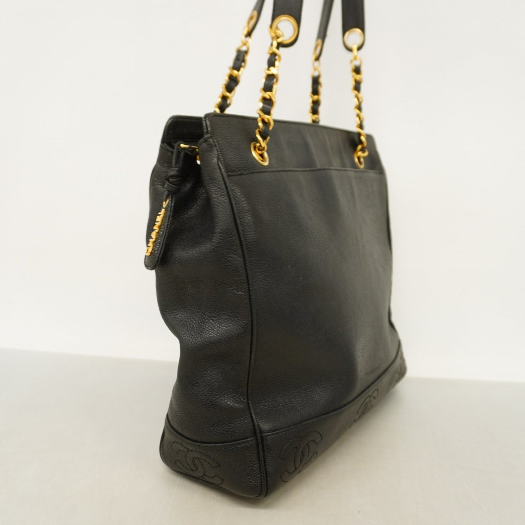 Chanel Tote Bag Triple Coco Caviar Skin