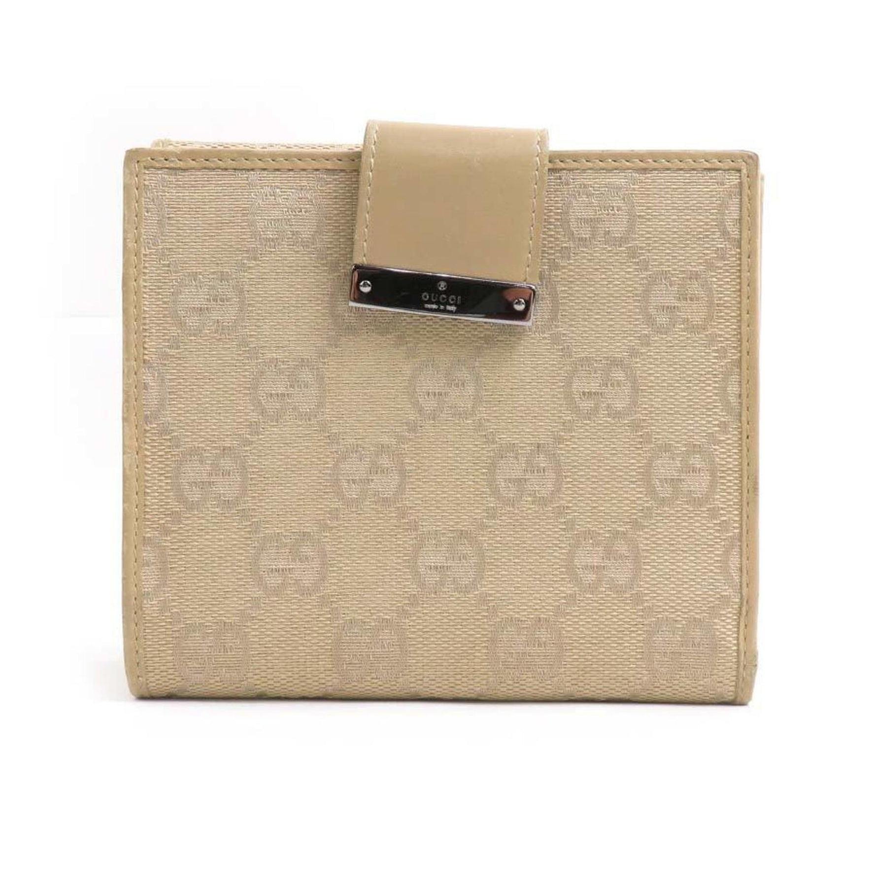 GUCCI Bi-fold wallet GG canvas Men's