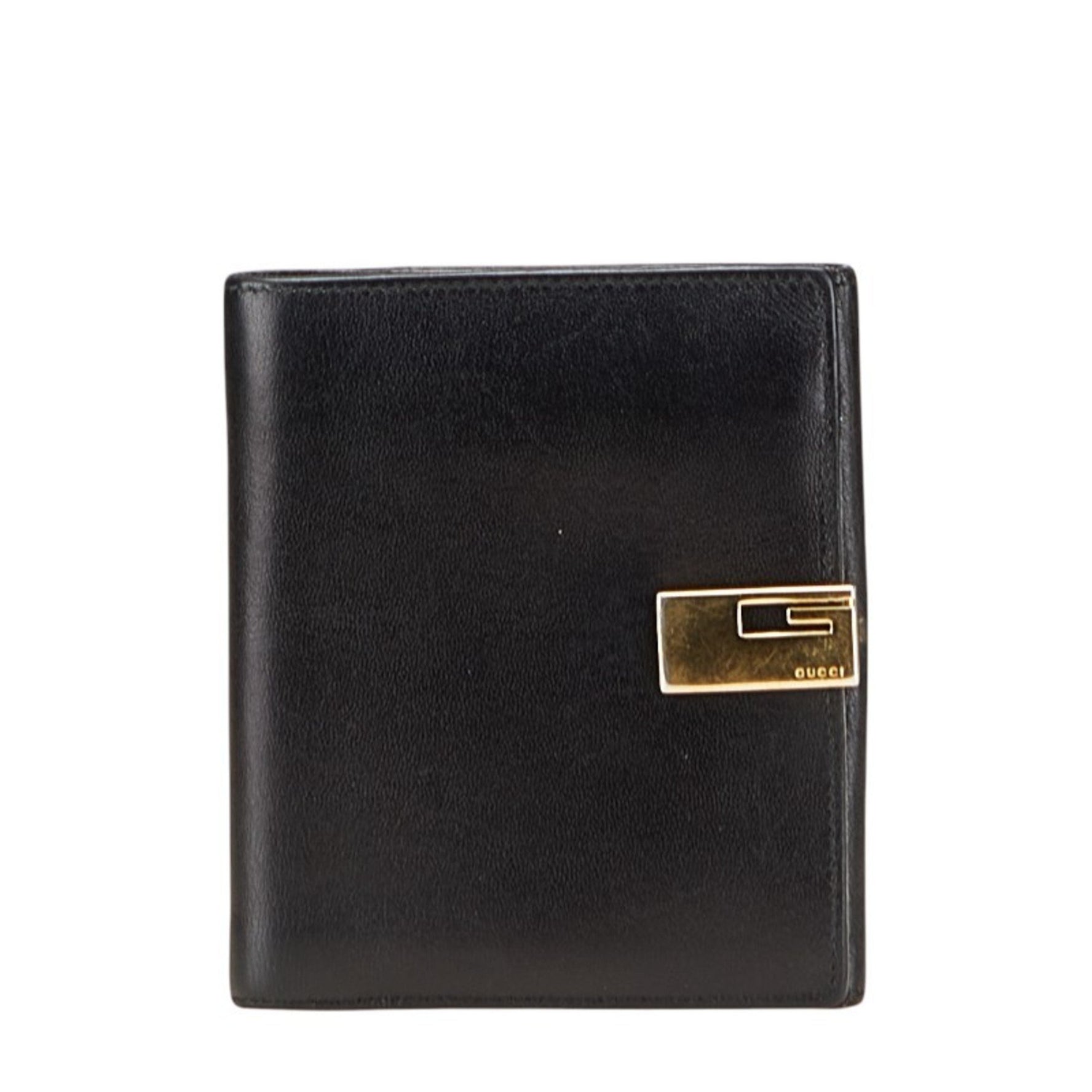 Gucci tri-fold wallet in leather .
