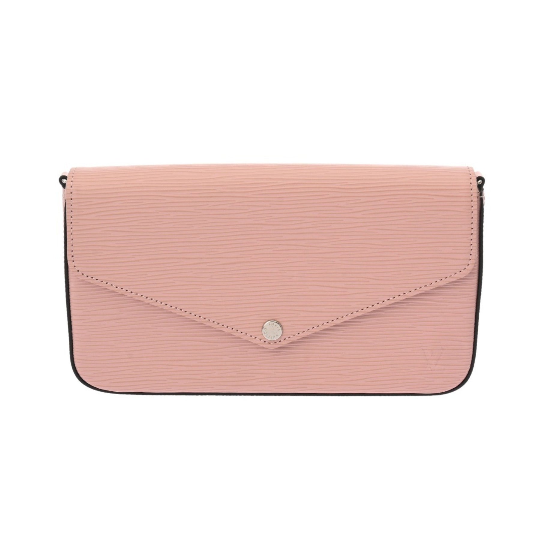 LOUIS VUITTON Epi Felicie Rose Ballerine Pochette Leather Shoulder Bag