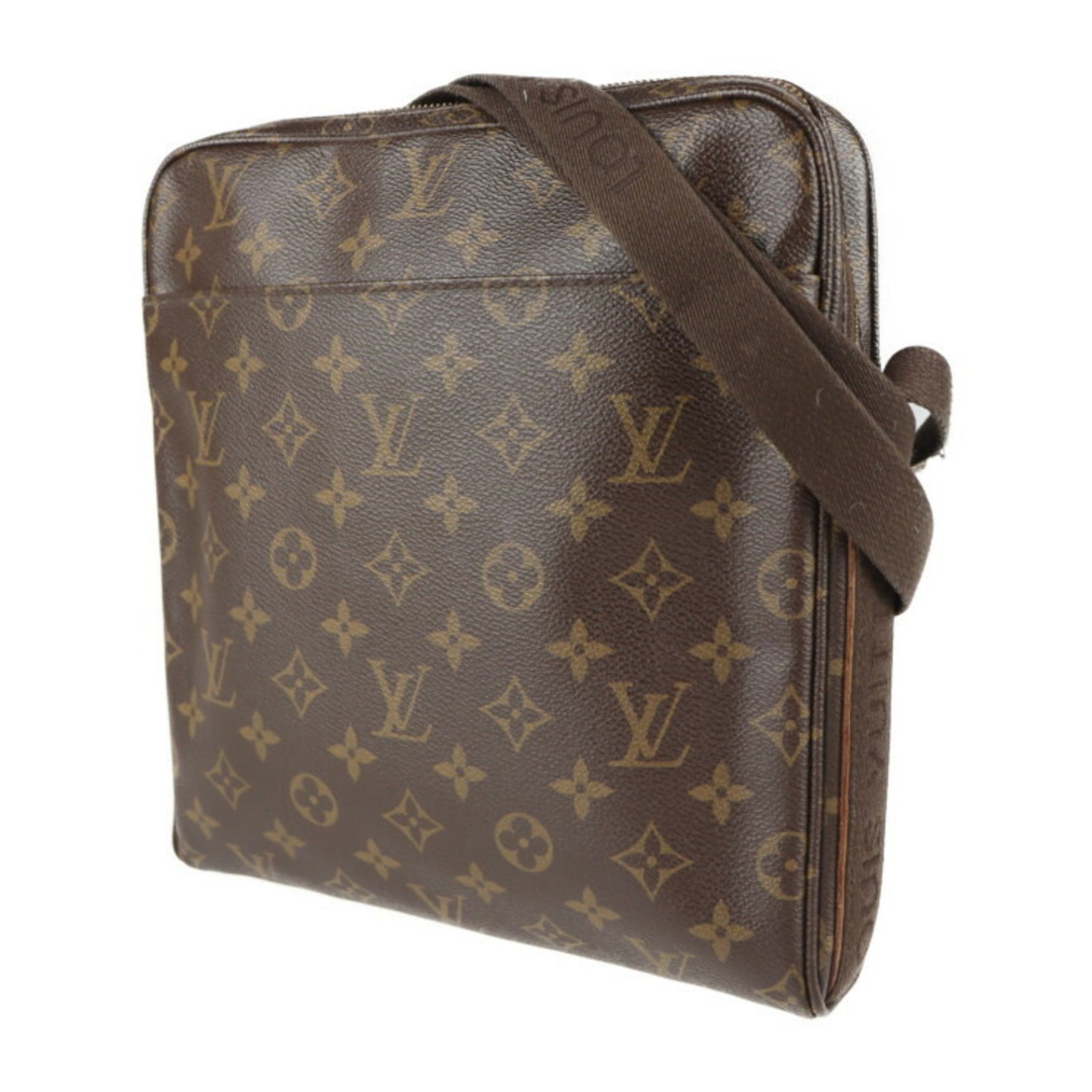Louis Vuitton Sac Ad Bosphore Shoulder Bag Monogram Canvas Leather Brown