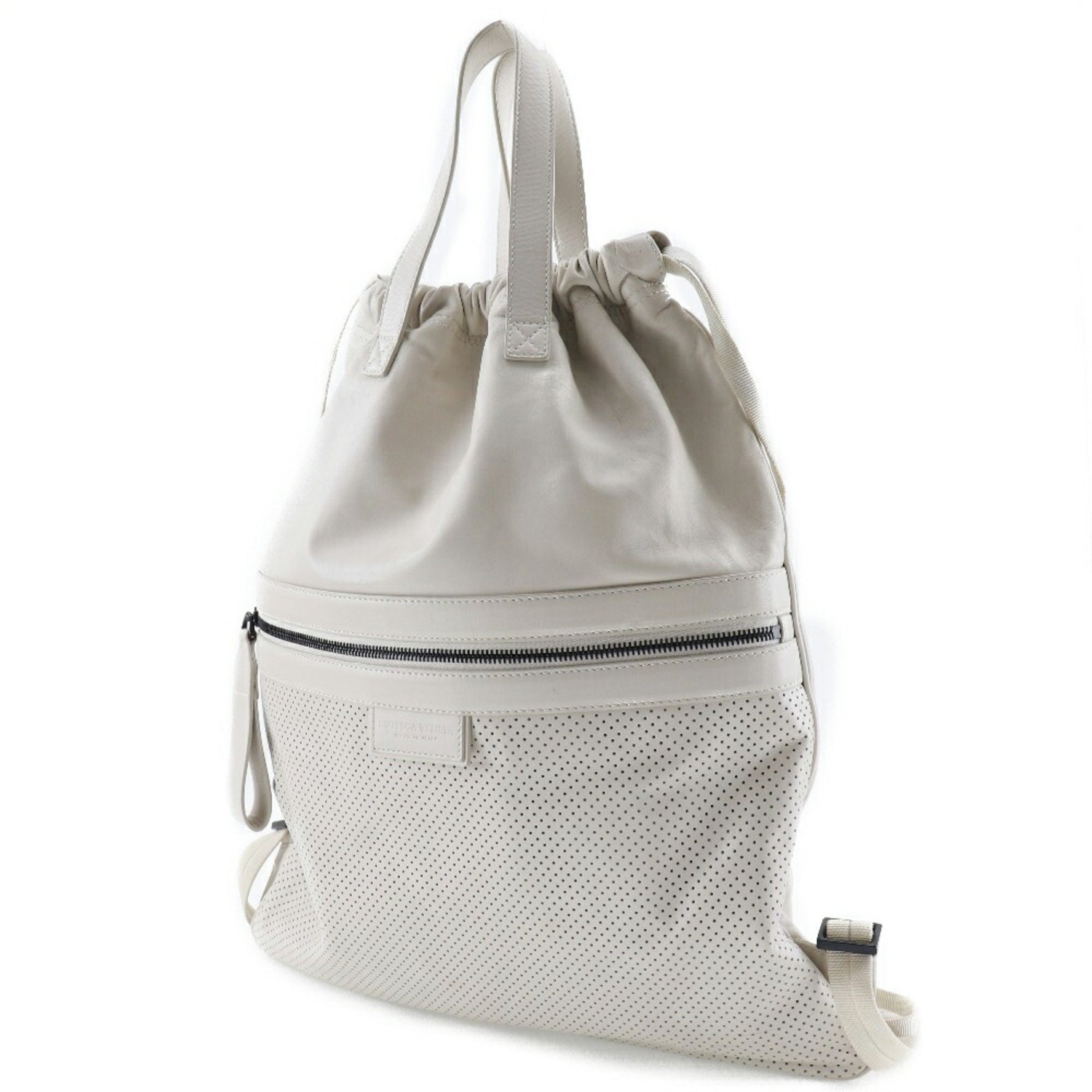 Bottega Veneta BOTTEGAVENETA Leggero Backpack/Daypack Calf Made in Italy Shoulder Handbag Drawstring Unisex