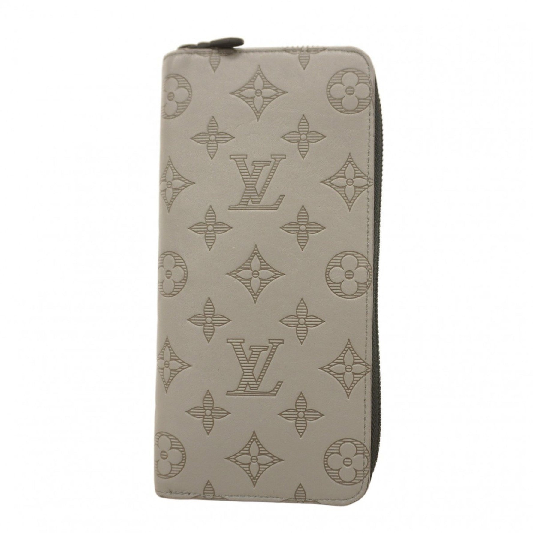Louis Vuitton Monogram Shadow Zippy Wallet Vertical Long