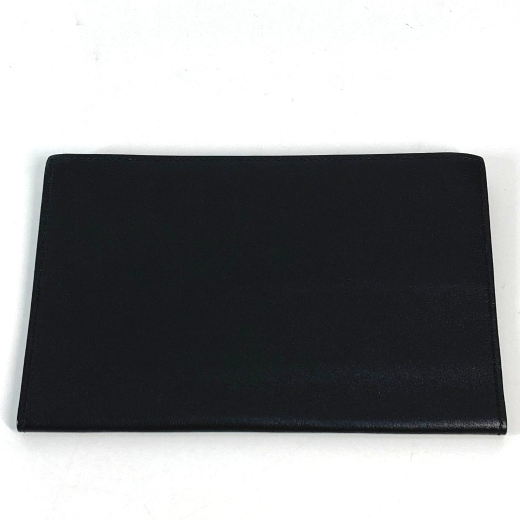 HERMES Stationery Notepad "EA Zip" PM Memo Cover Case Note Leather Men's