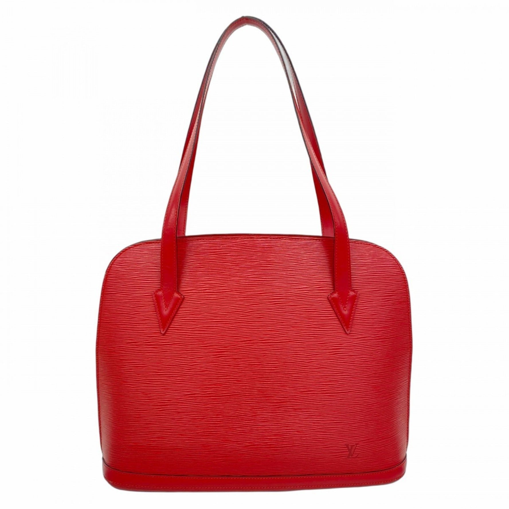 Louis Vuitton Epi Shoulder Bag Lussack Castilian Red