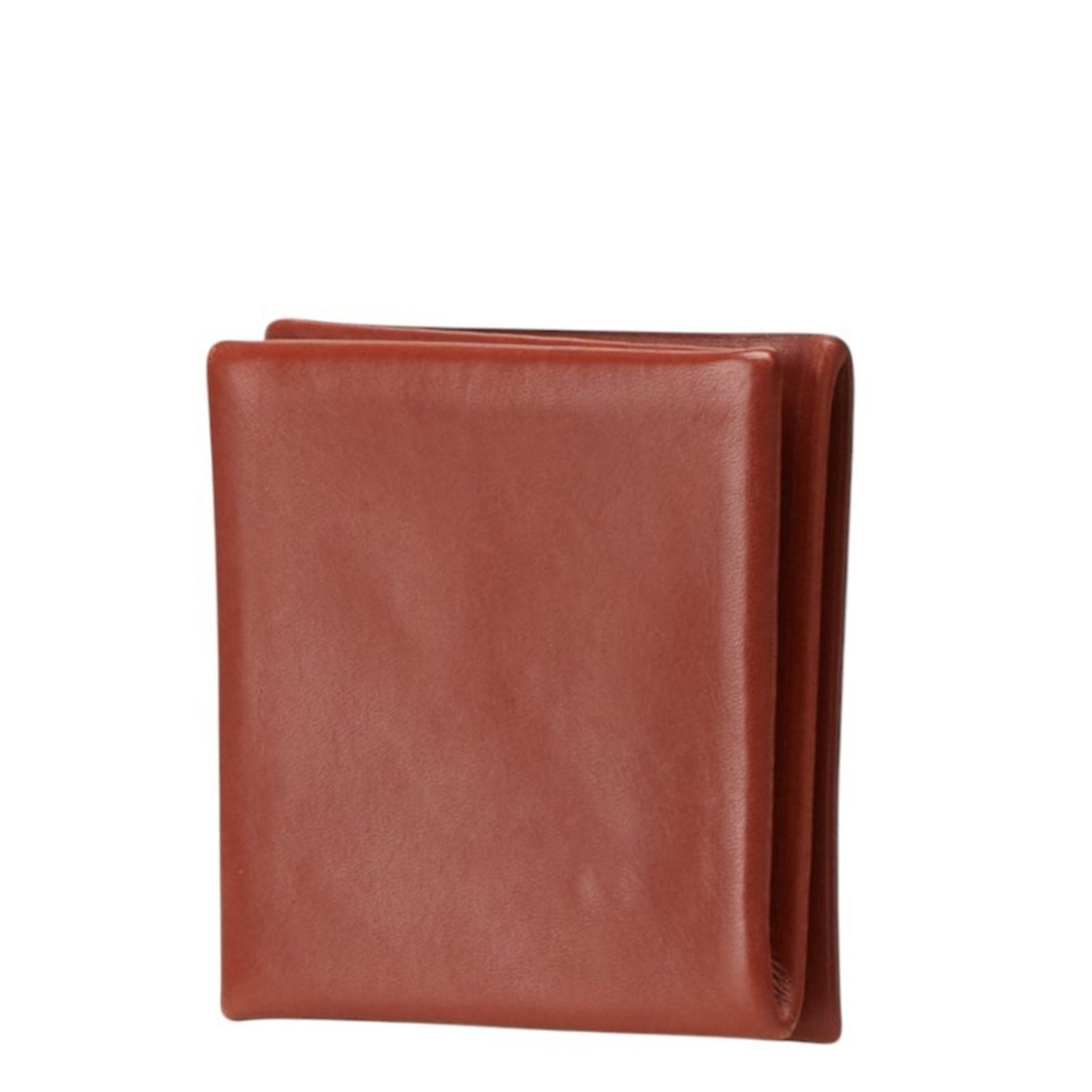 Hermes Hermès Zulu wallet/coin case, brown and pink Chevre