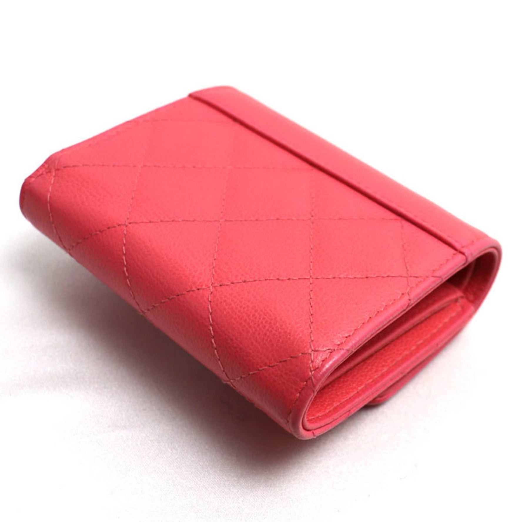 CHANEL Matelasse Small Flap Wallet Trifold Ladies