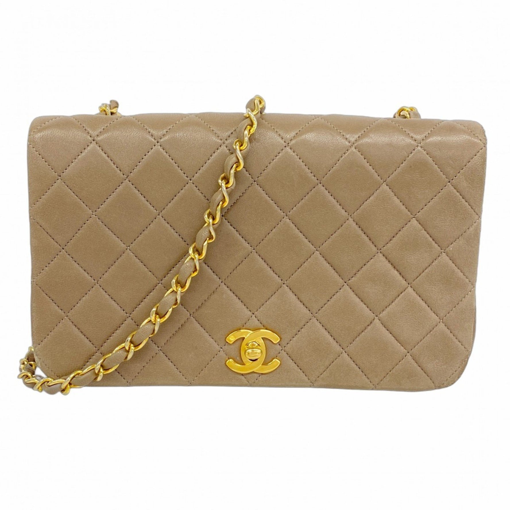 Chanel Matelasse Shoulder Bag with Chain Bag, Lambskin
