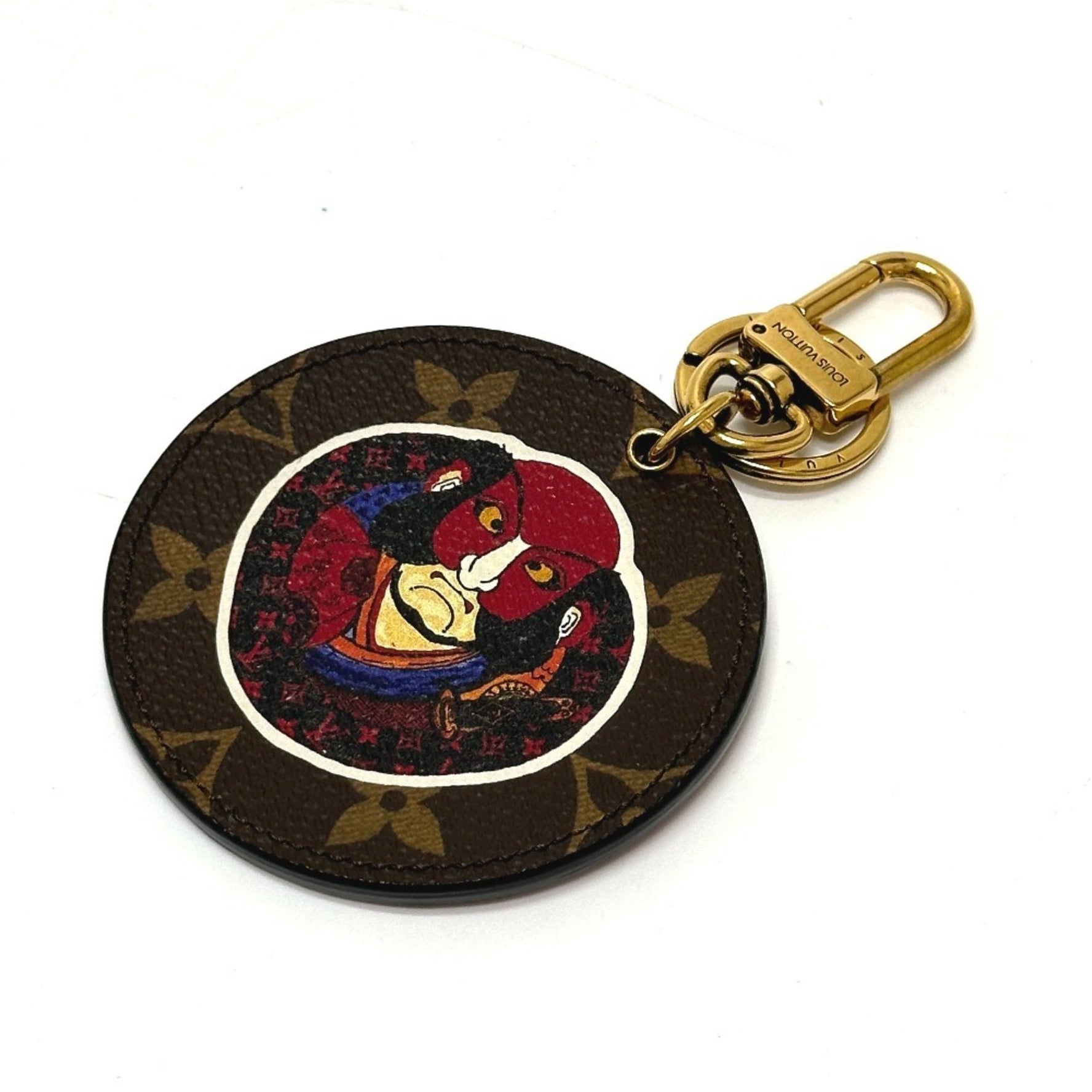 Louis Vuitton Monogram Yamakansai Portecle Illustre Kabuki Keychain Canvas