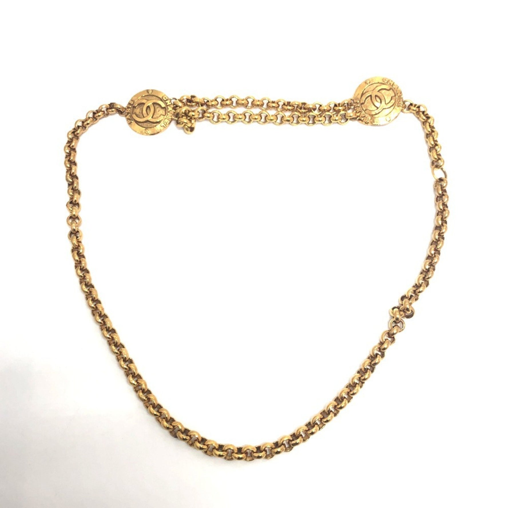 CHANEL Coco Mark Chain Belt Accessory Metal