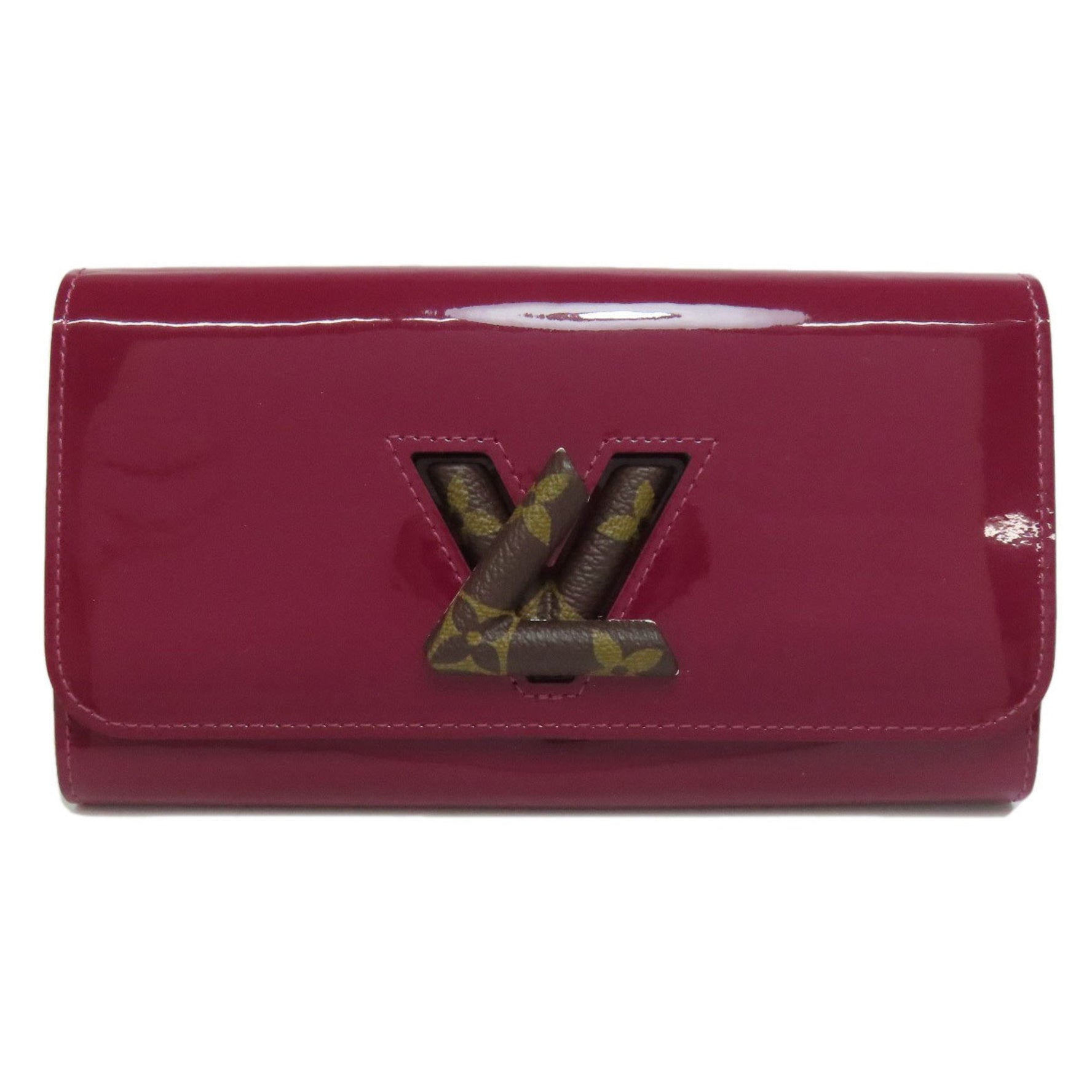 Louis Vuitton Portefeuille Twist Long Wallet Patent Leather LOUIS VUITTON