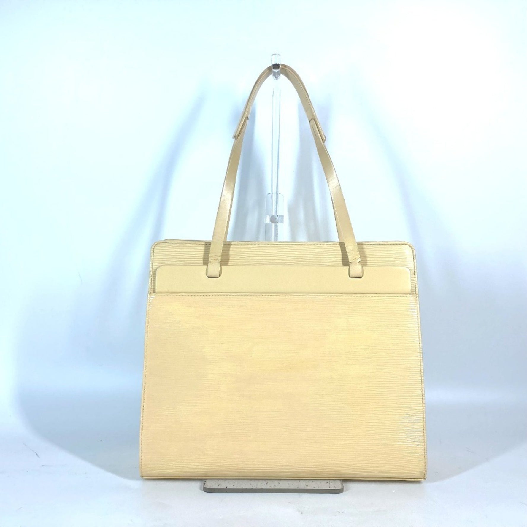 Louis Vuitton Epi Croisette PM Shoulder Bag Tote Leather Vanille Yellow