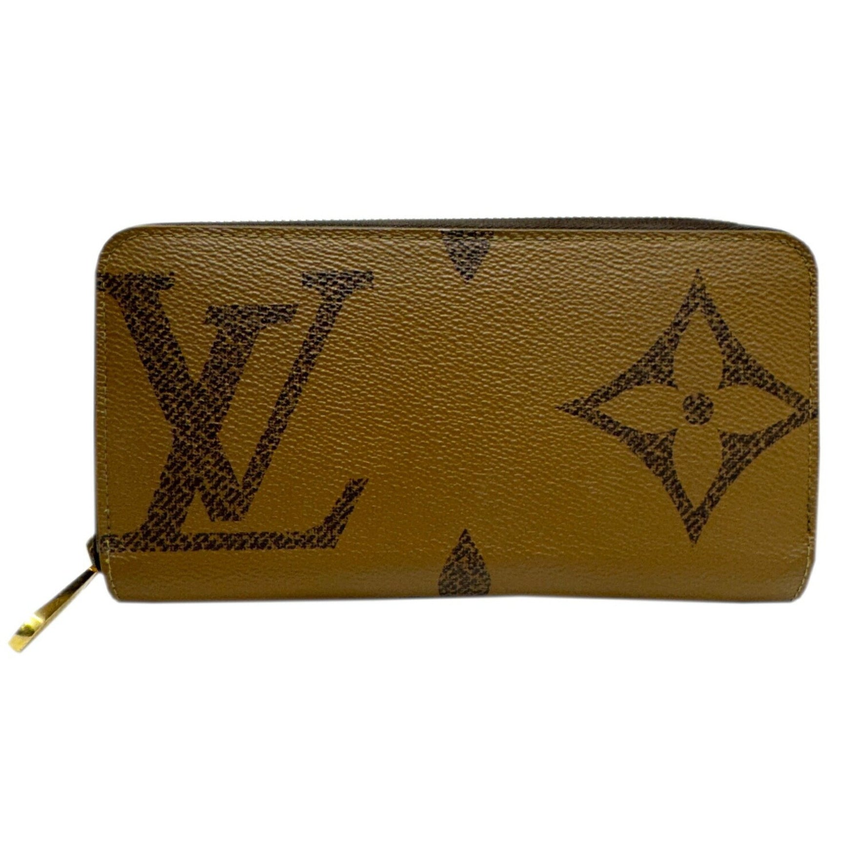 Louis Vuitton Zippy Wallet Round Long Monogram Giant Reverse