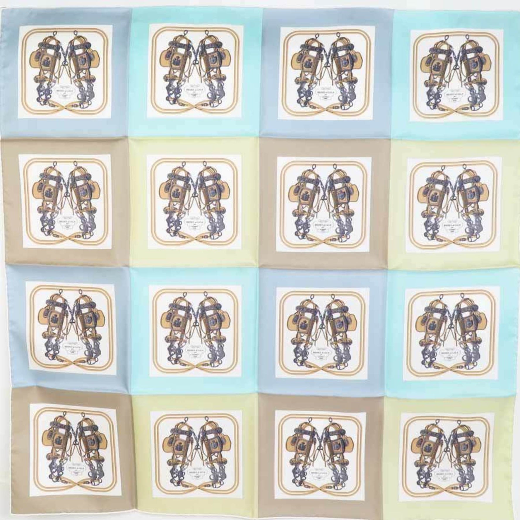 HERMES scarf muffler BRIDES de GALA silk ladies
