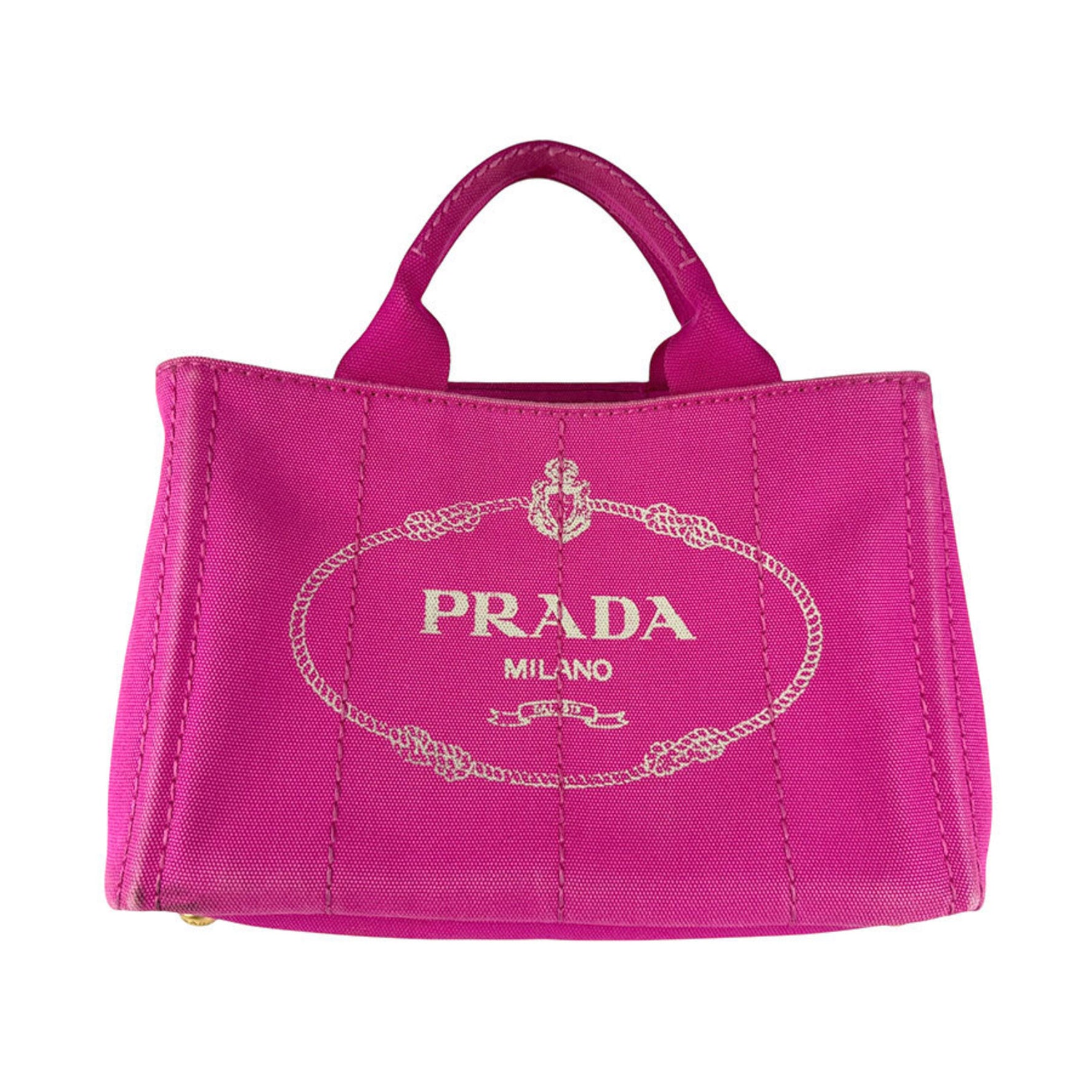 Prada Canapa Canvas Handbag Shoulder Bag