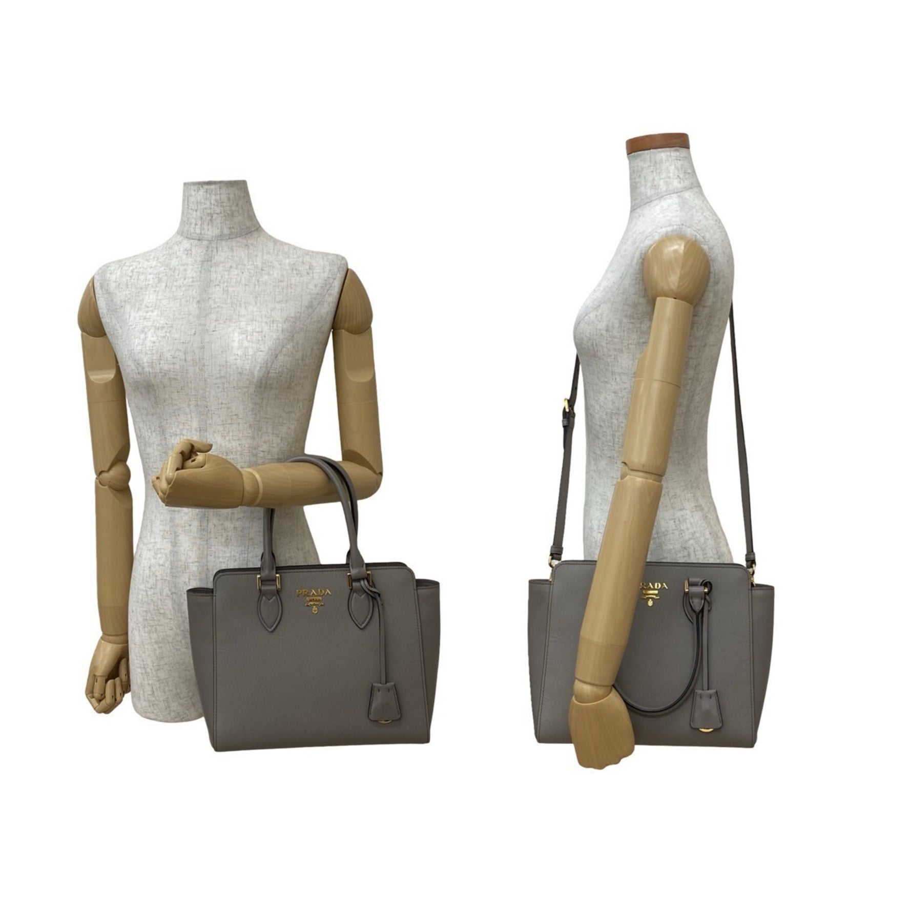 PRADA logo hardware, Saffiano leather, genuine leather handbag, mini Boston bag, shoulder
