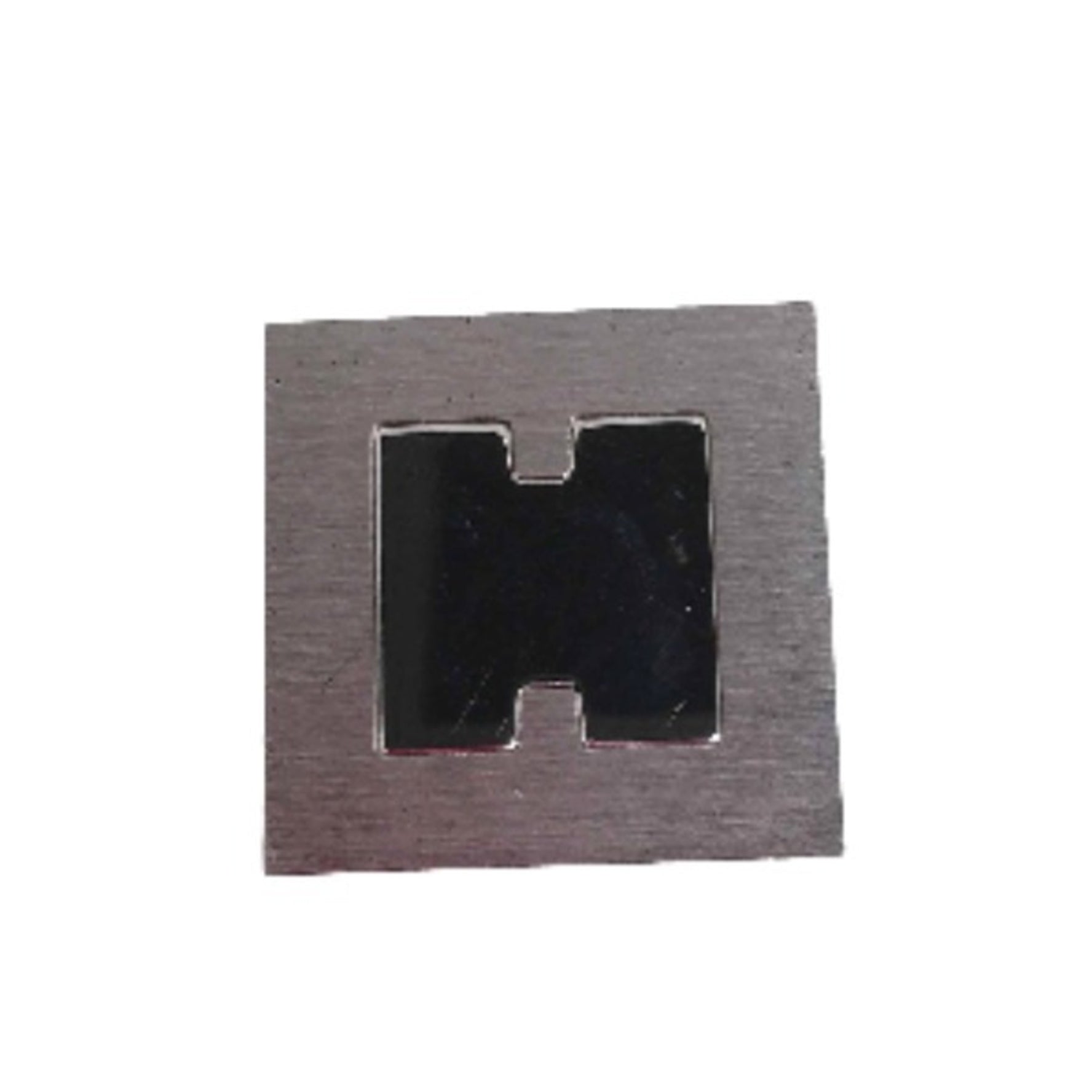 HERMES Photo frame with box H logo photo stand Silver Other miscellaneous goods