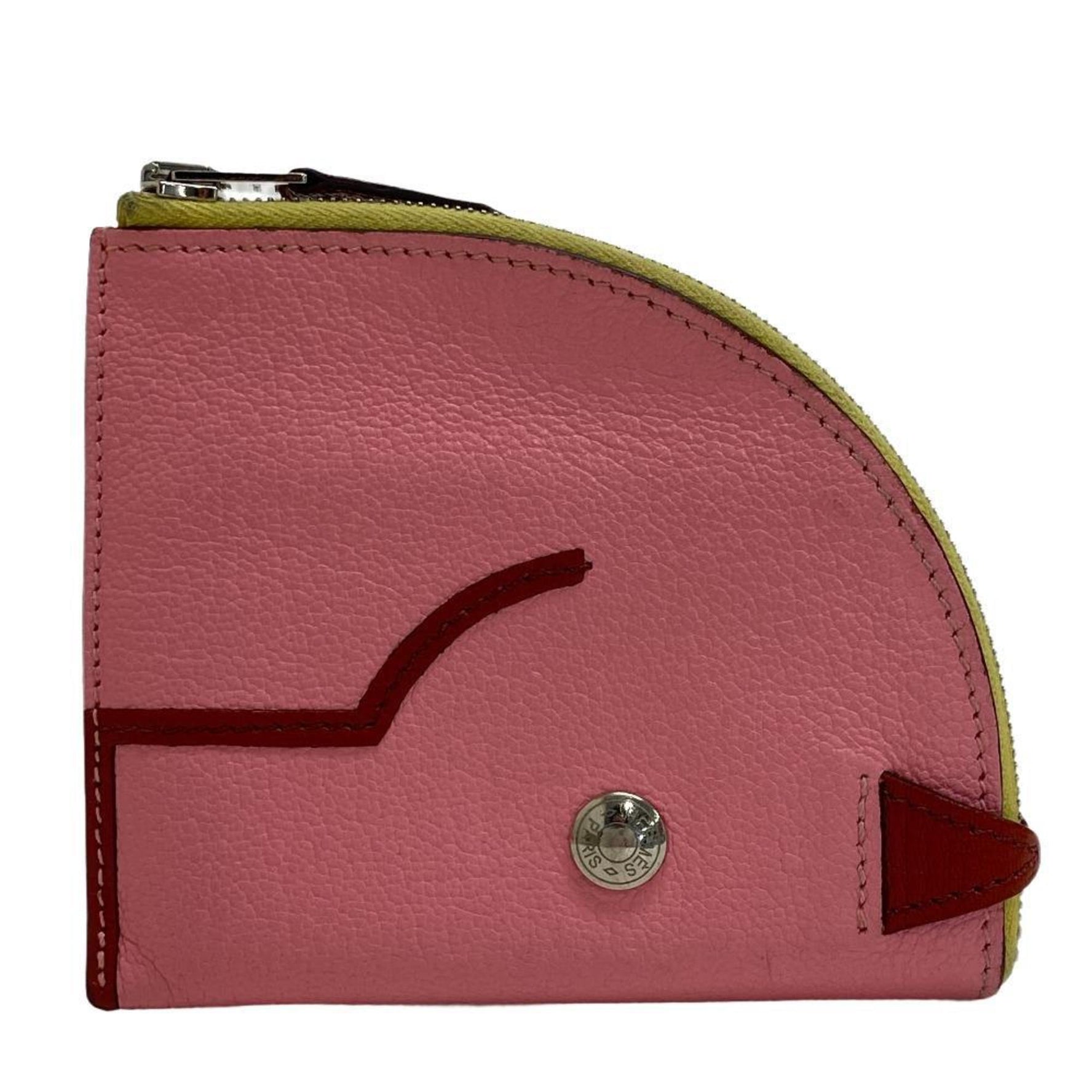 HERMES Paddock Chevre Misor Coin Case Ladies