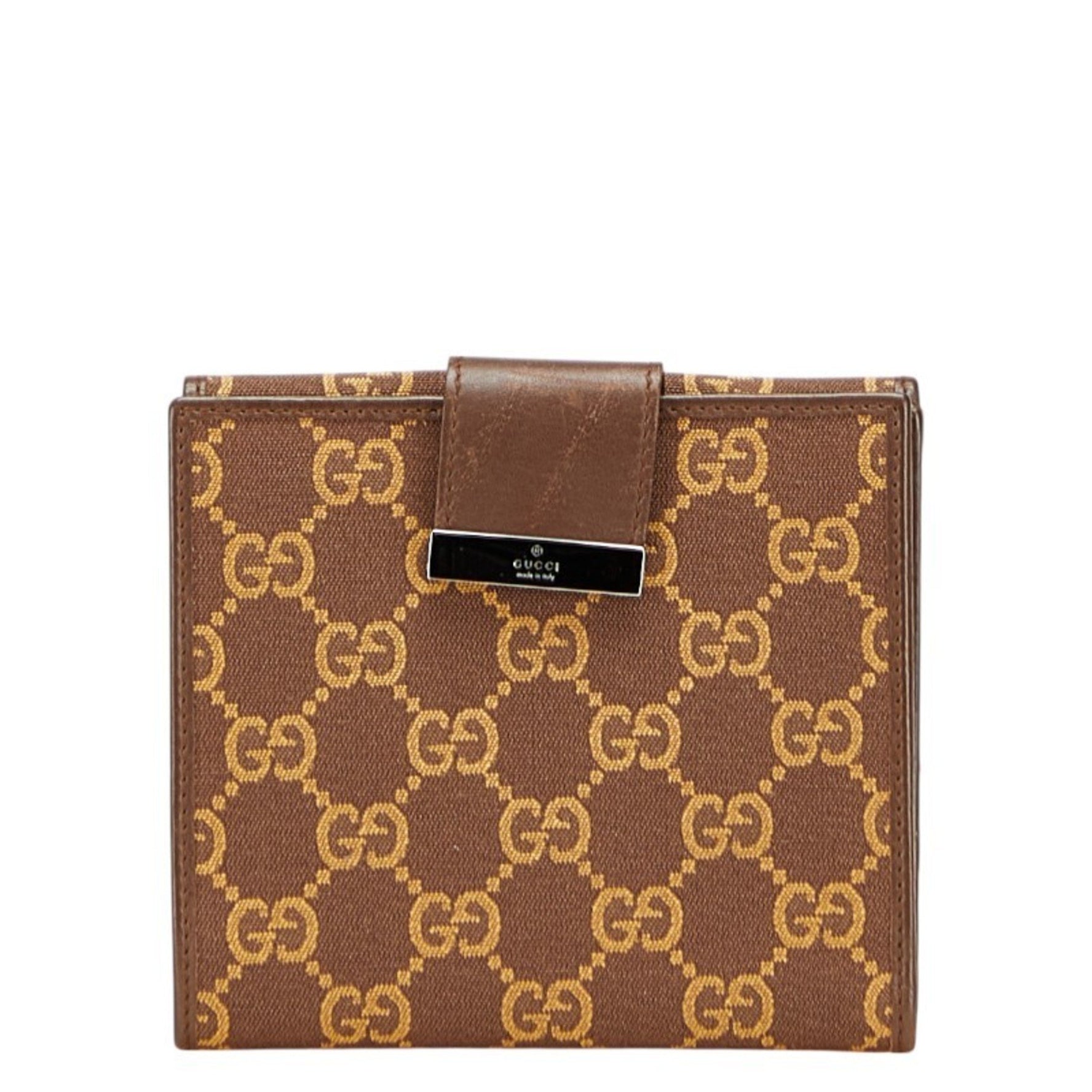 Gucci GG Canvas Bifold Wallet 035 0959 2249 Leather