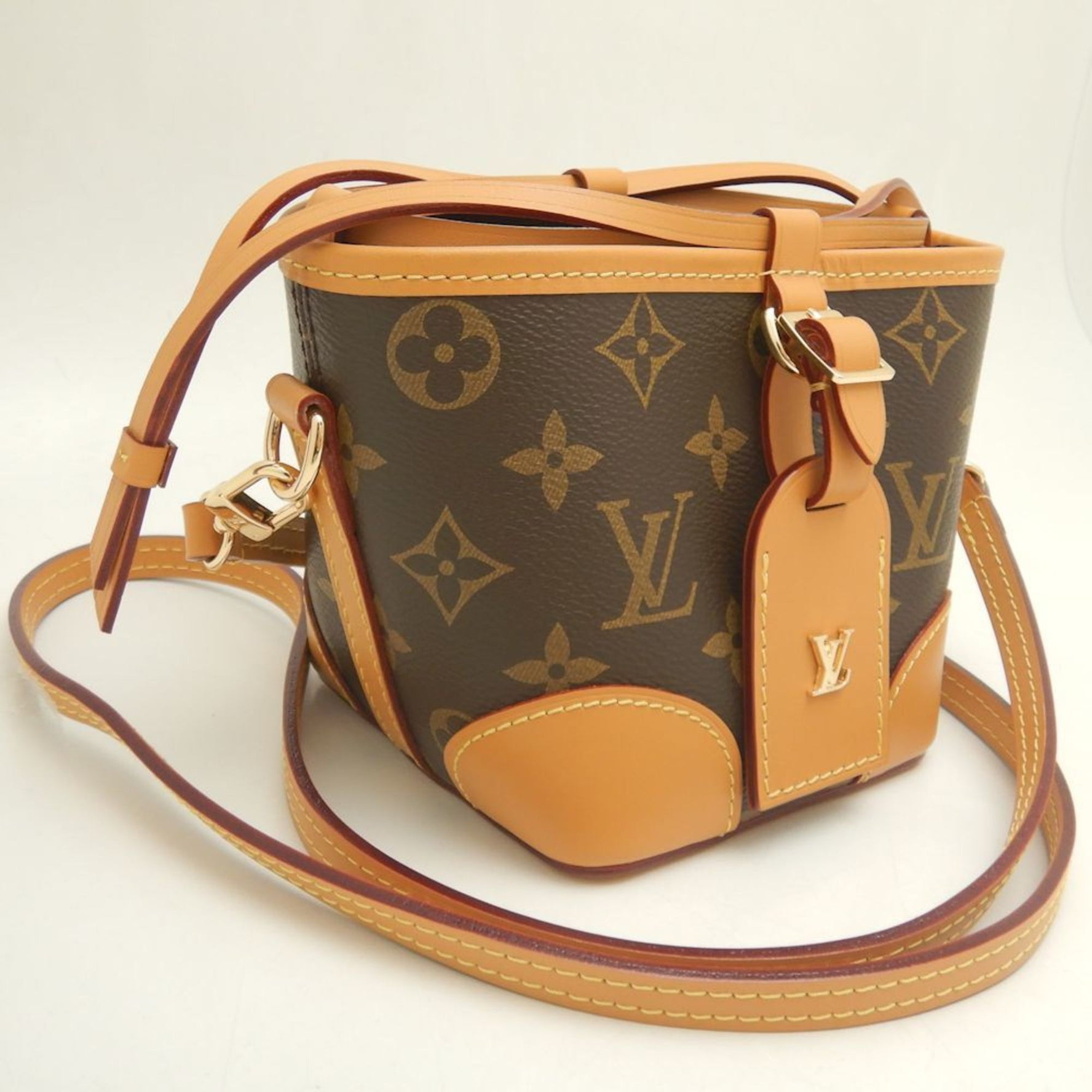 Louis Vuitton Monogram Noe Purse Shoulder Bag Brown