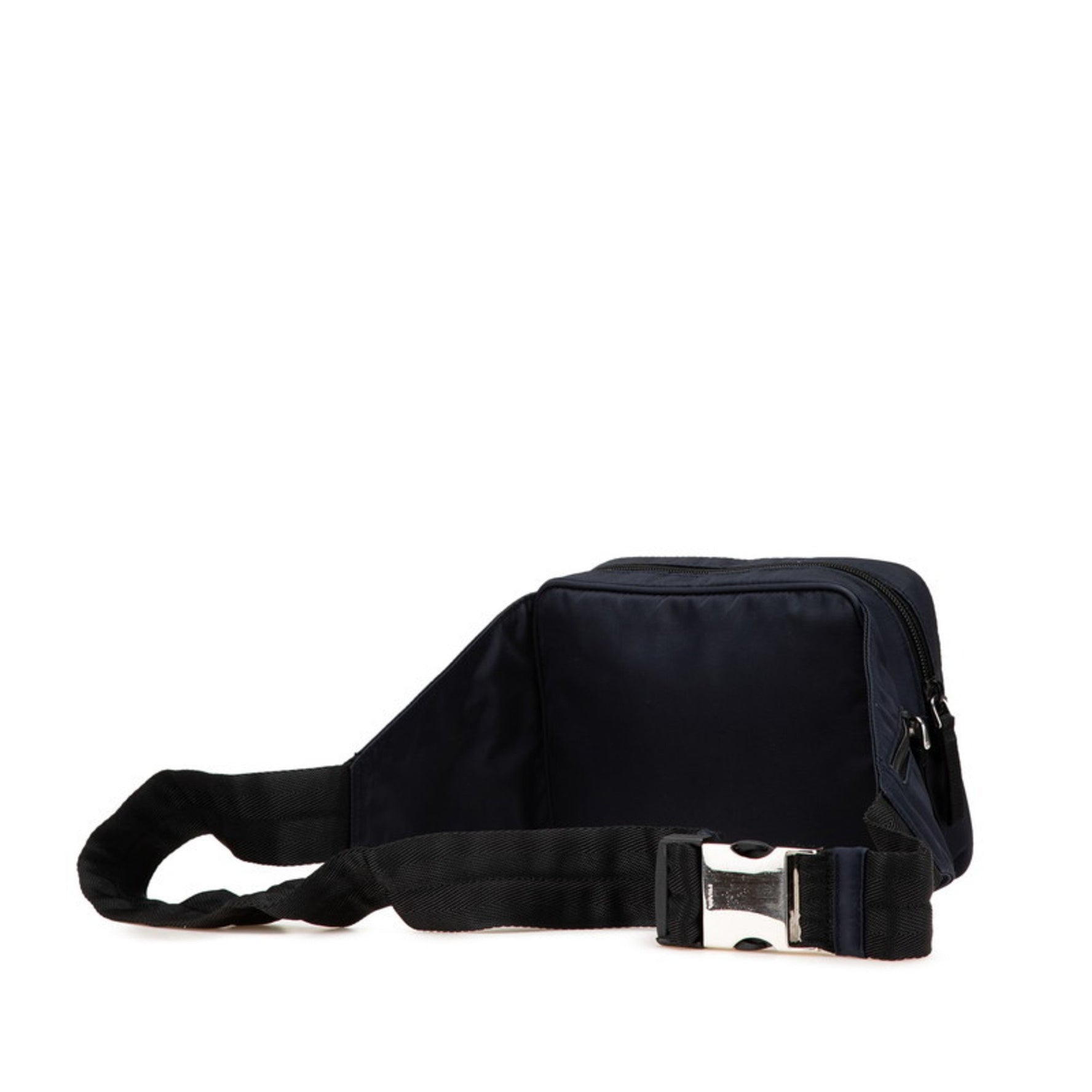 Prada Triangle Logo Plate Waist Bag/Body Bag Nylon