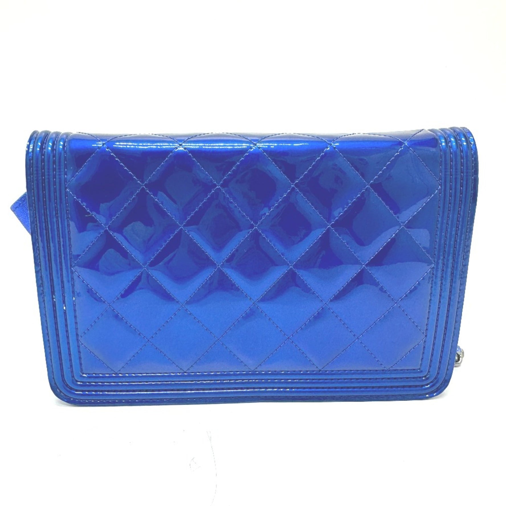 Chanel Long Wallet Bag Chain Bag Chain wallet Shoulder Bag gunmetal SilverHardware