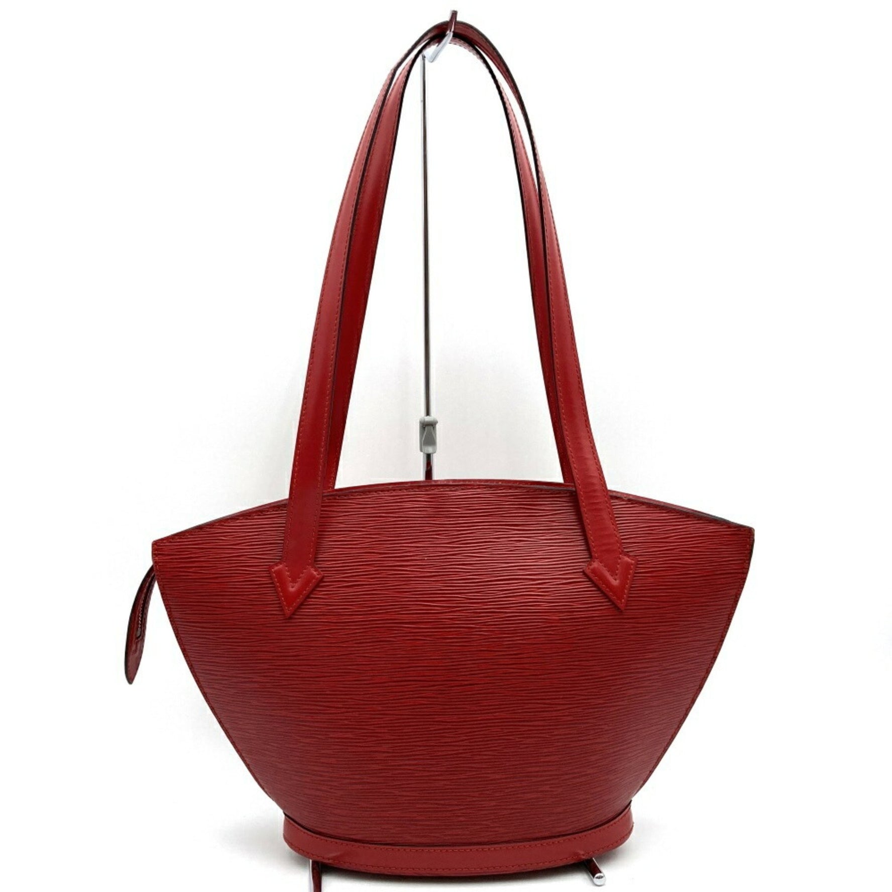 Louis Vuitton Saint Jacques Poigner Long Shoulder Bag Red Epi Leather
