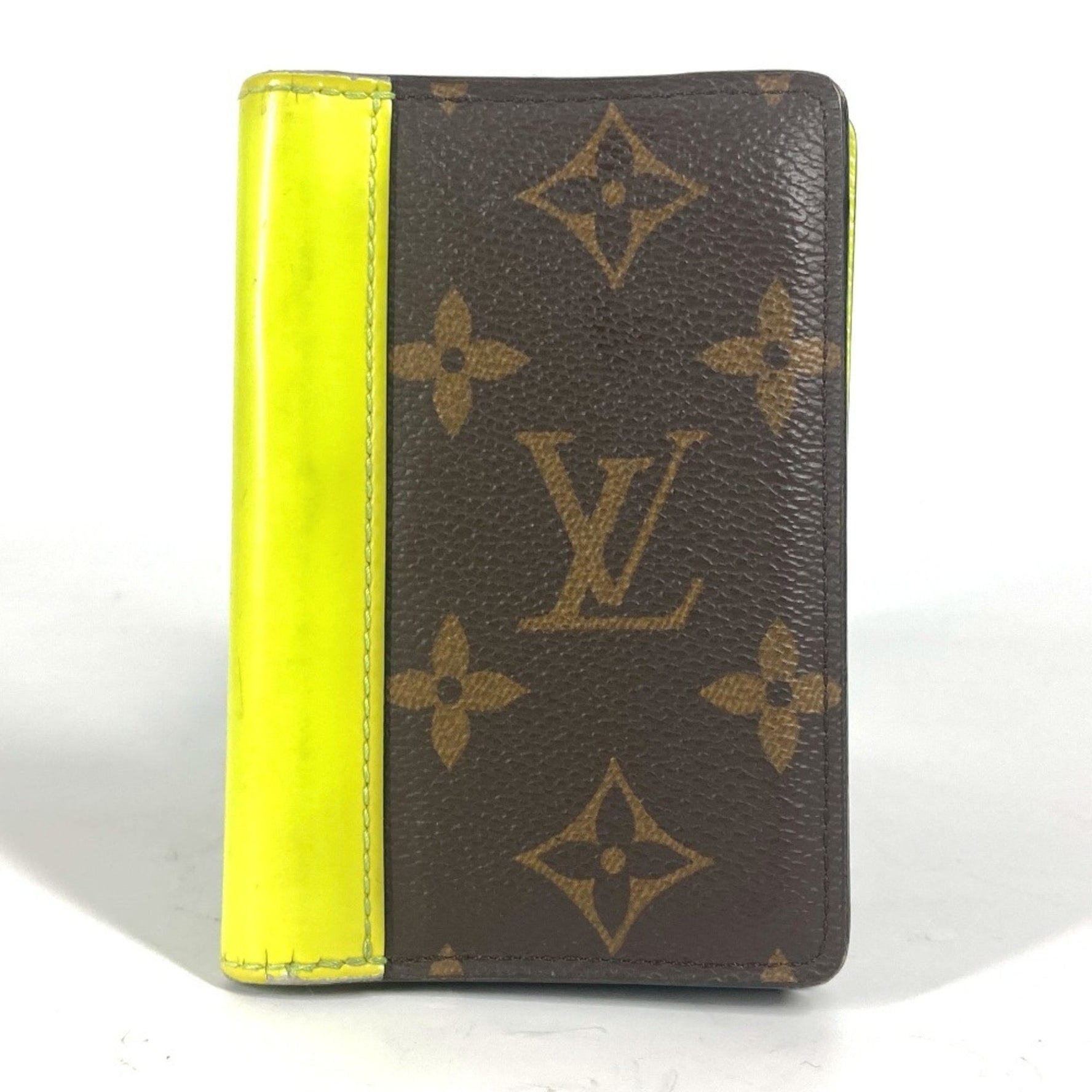 Louis Vuitton Monogram Organizer de Poche Business Card Holder Pass Case Bi-fold Holder/Card Canvas Men's Brown