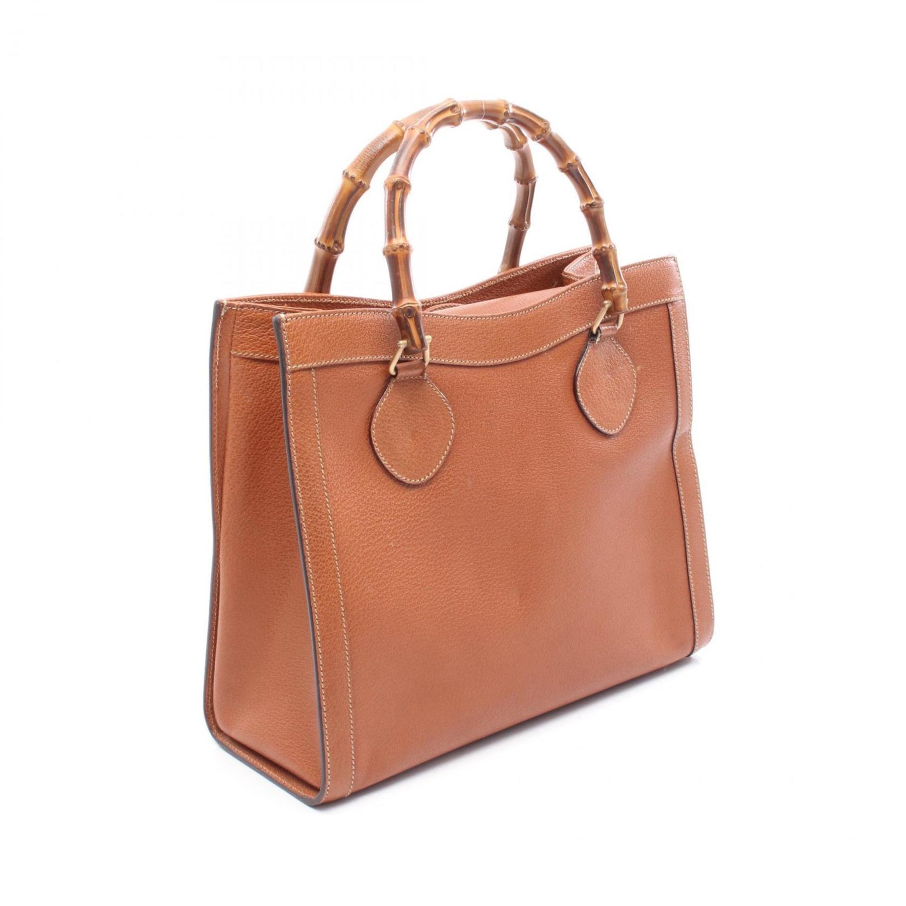 Gucci Bamboo Handbag, Leather, 002 0260