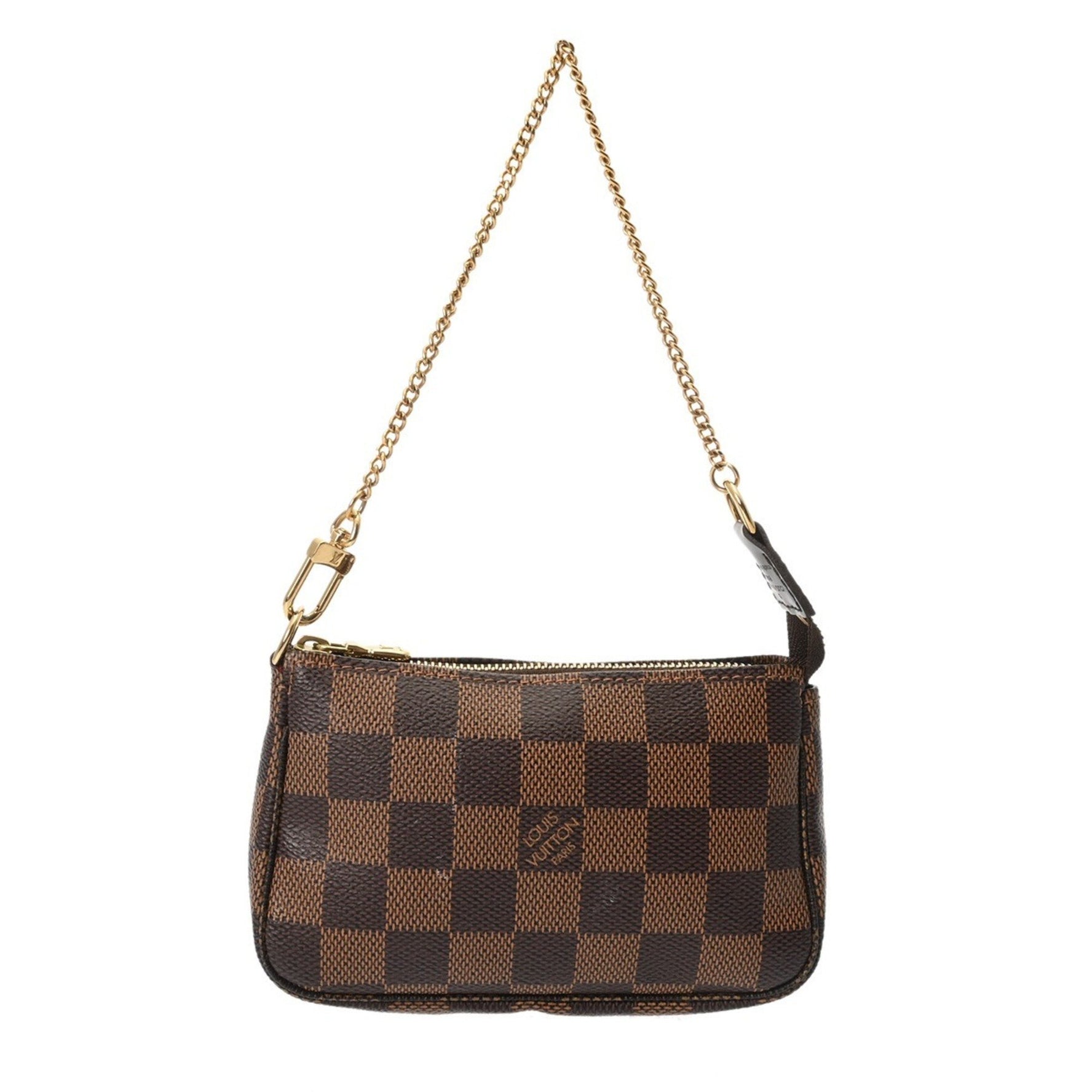LOUIS VUITTON Damier Mini Pochette Accessoires Canvas Accessory Pouch