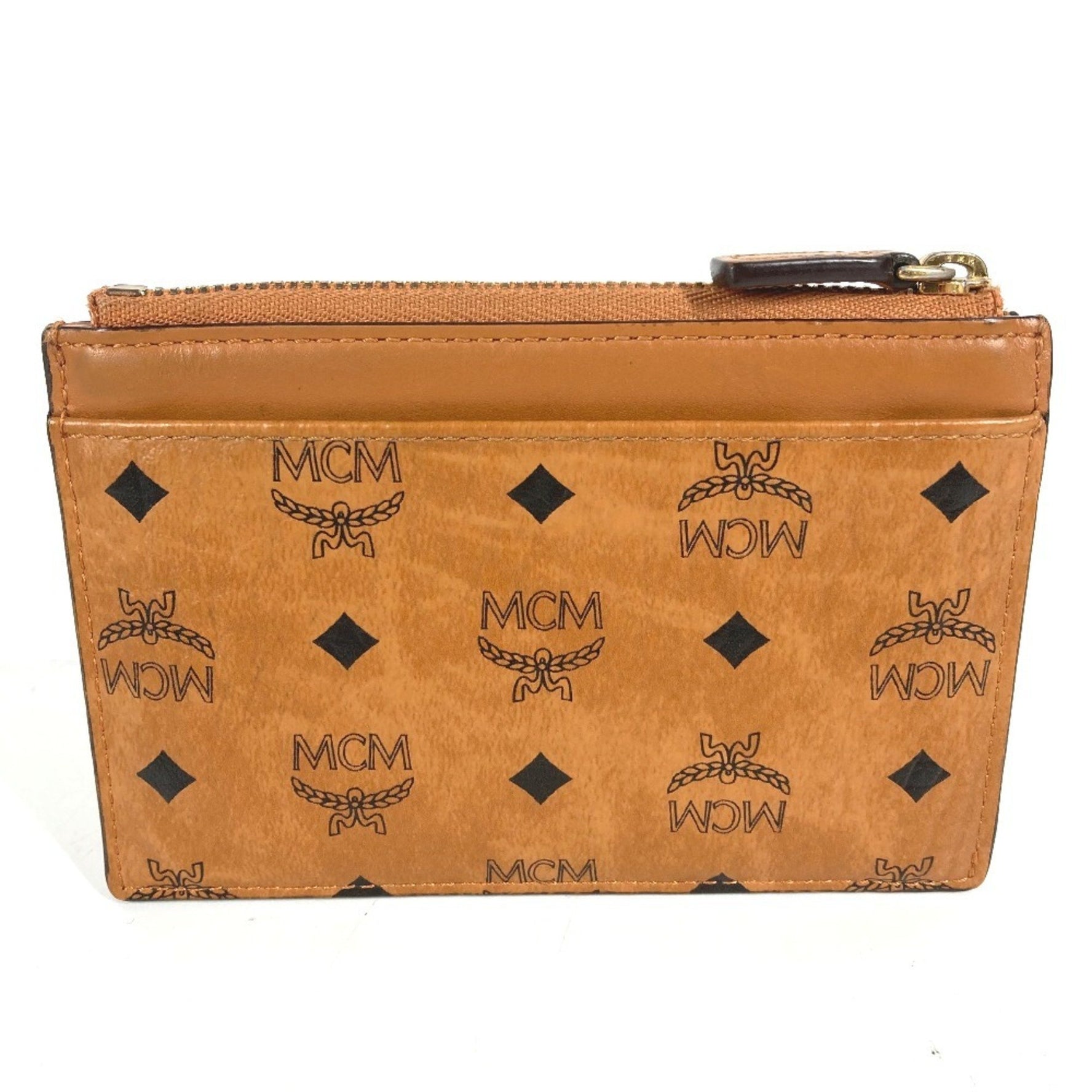 MCM SAMBYPEN Collaboration Sam By Pen Rabbit Visetos Wallet Coin Purse Wallet/Coin Case Leather