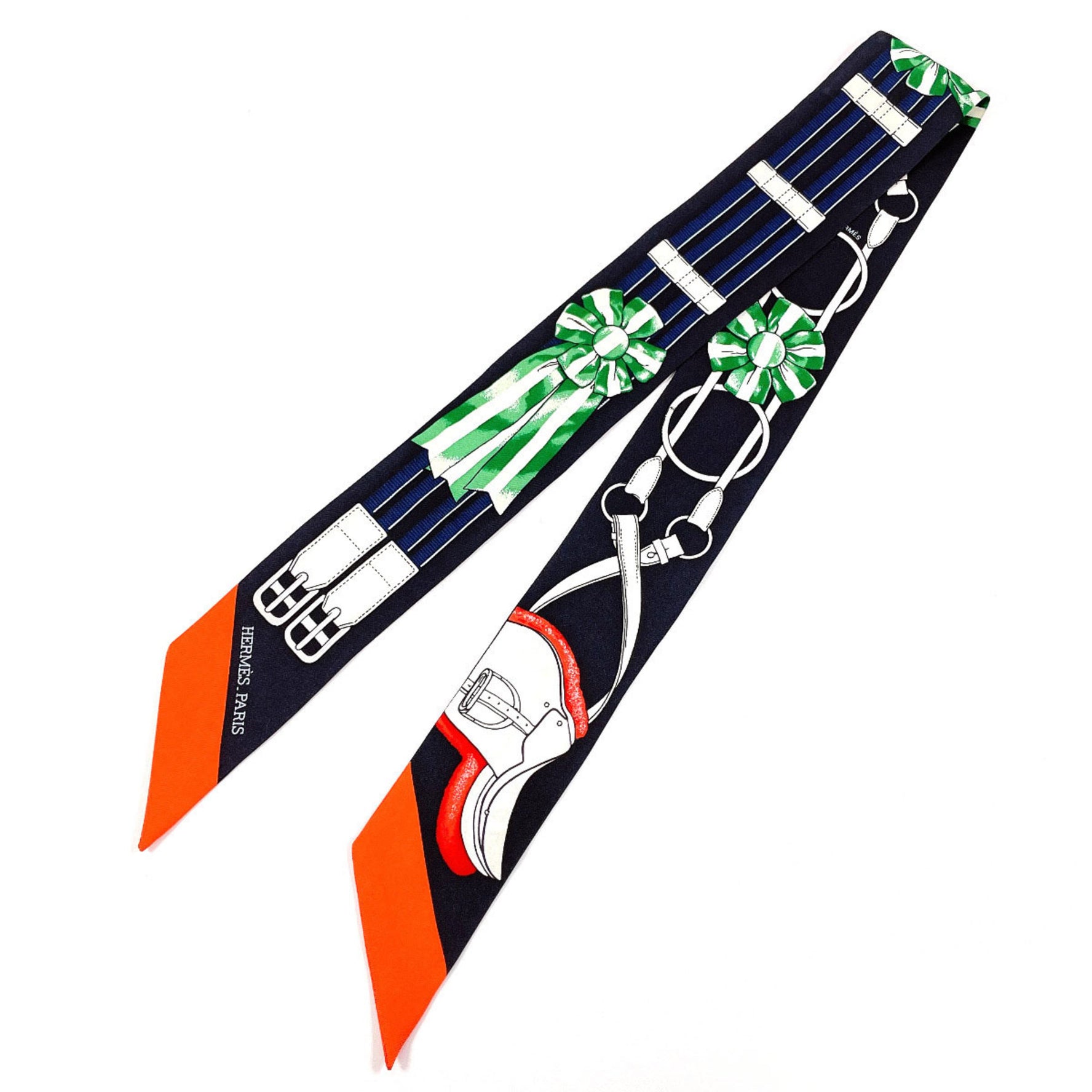 HERMES Jumping Twilly Silk