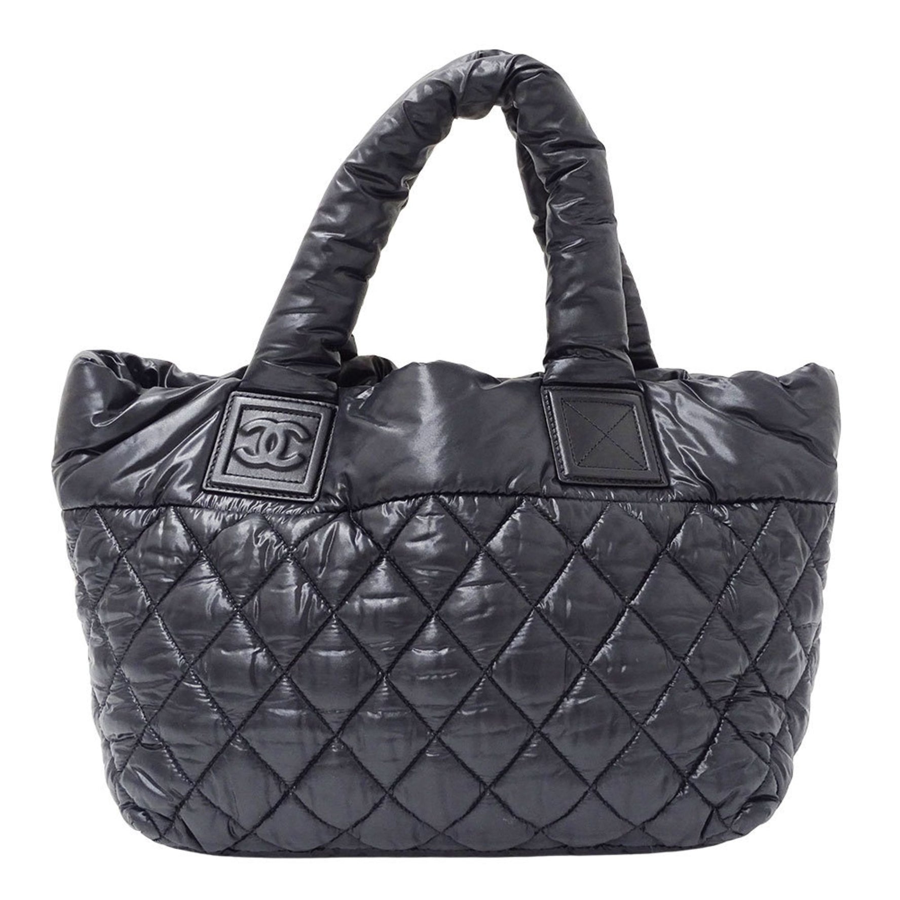 CHANEL Coco Cocoon Tote Bag, Nylon with Silver Hardware, Quilted