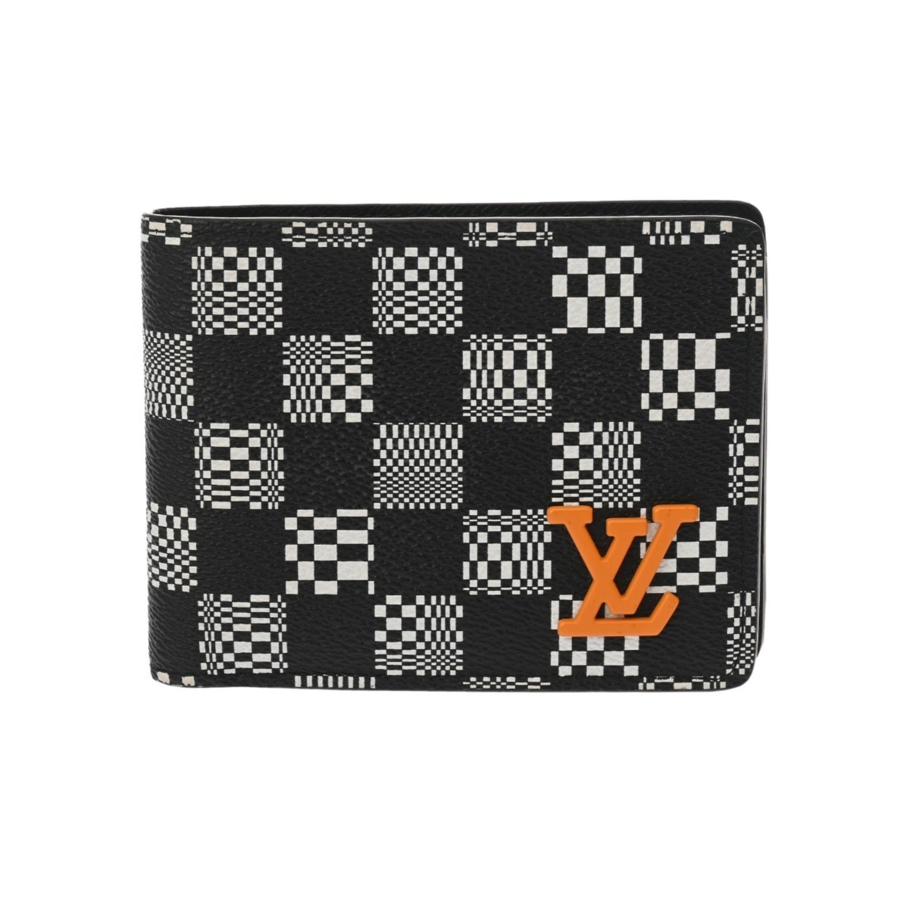 LOUIS VUITTON Damier Portefeuille Multiple Distorted Bi-fold Wallet