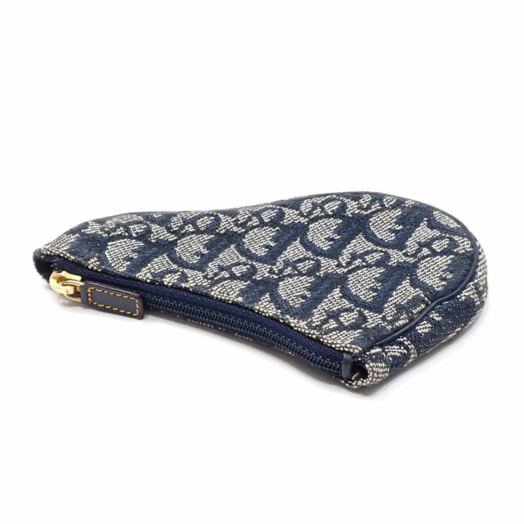 Christian Dior Saddle Coin Case, Canvas Purse, Trotter