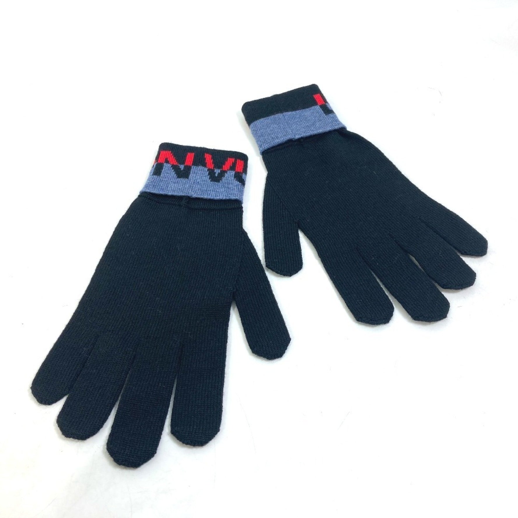 Louis Vuitton Gon LV Horizon Wool Gloves, Black