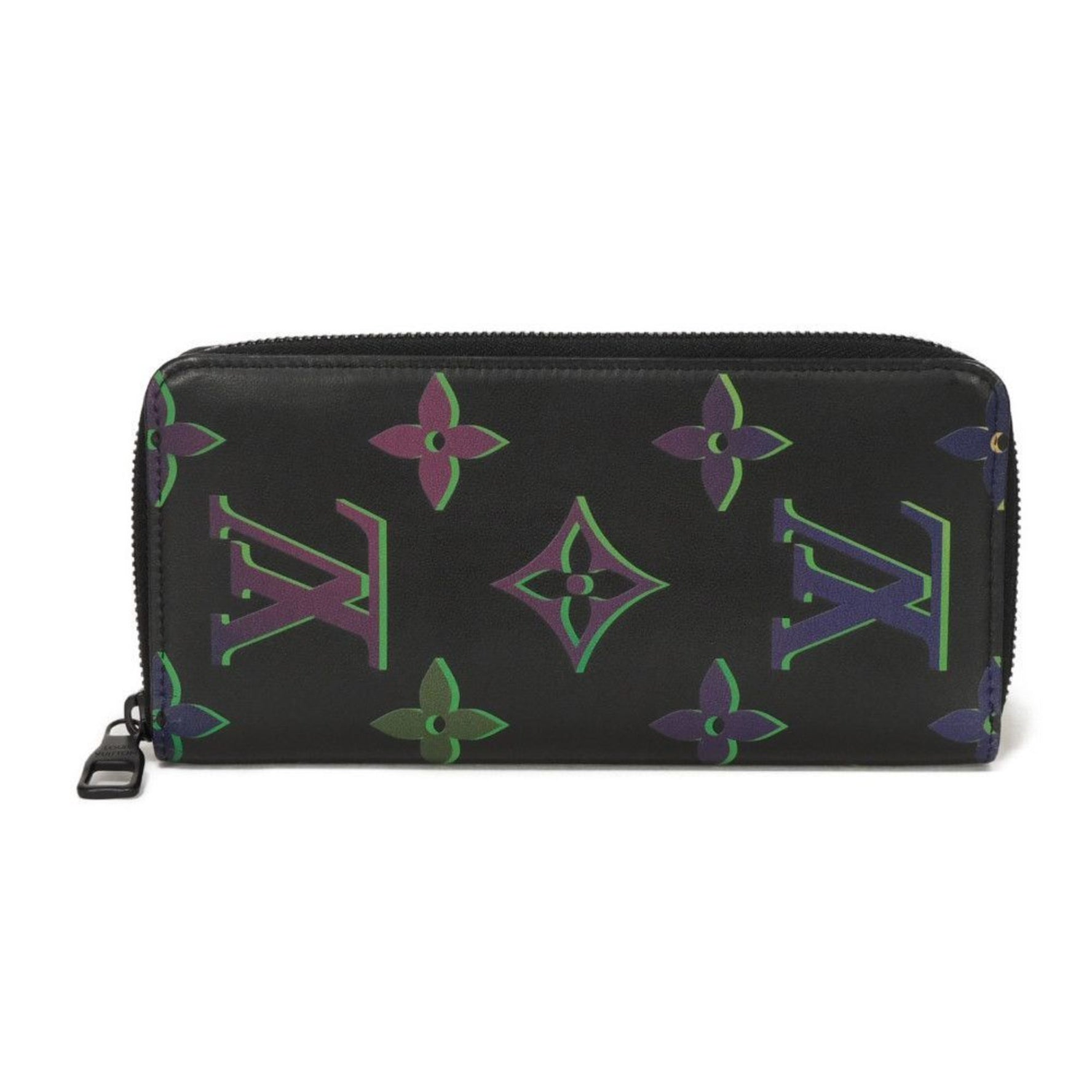 Louis Vuitton Zippy Wallet Vertical, Japan Exclusive, Multicolor, RFID, Monogram, Spotlight, Noir, Long Bill