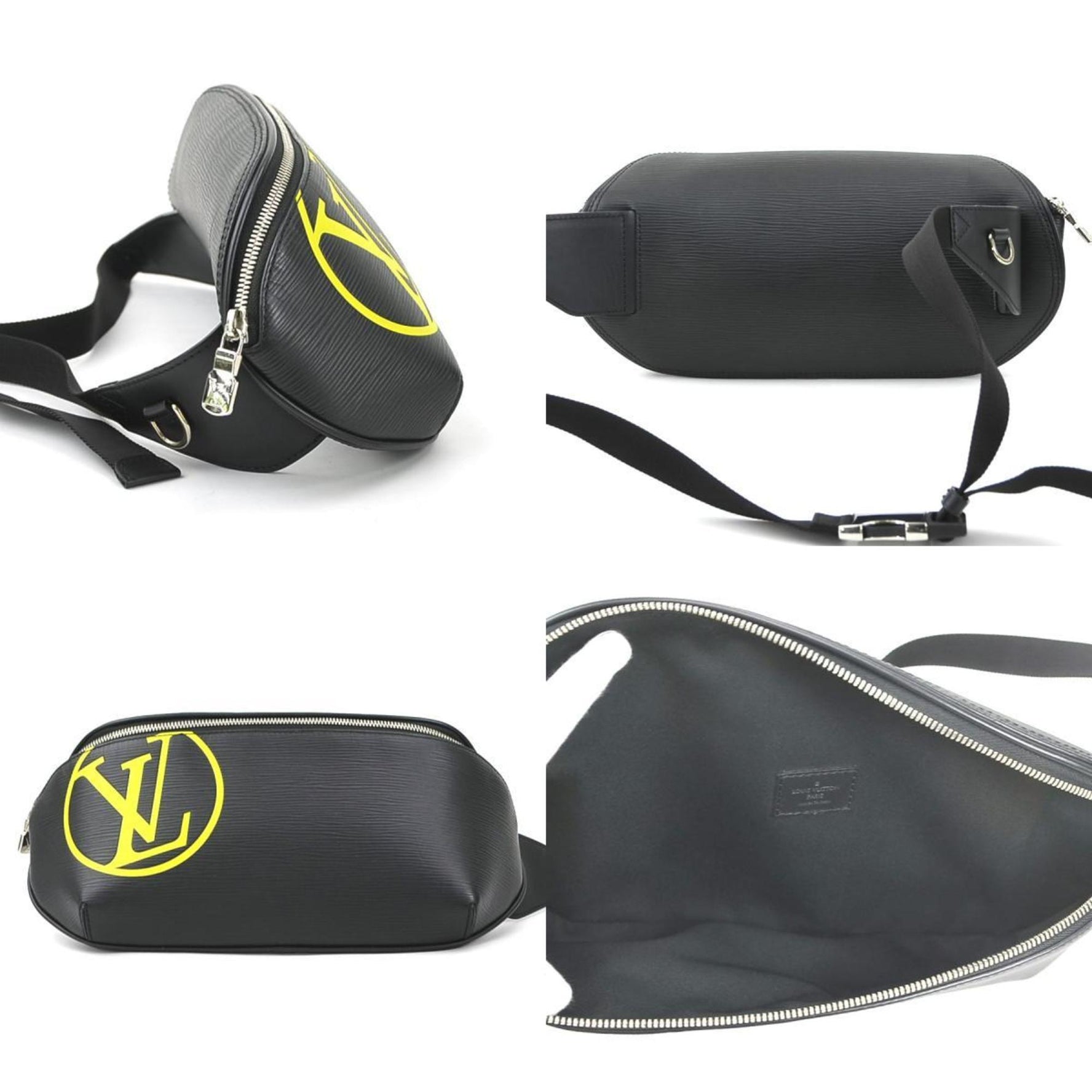 Louis Vuitton Body Bag Waist Pouch LV Circle Epi Bum Leather