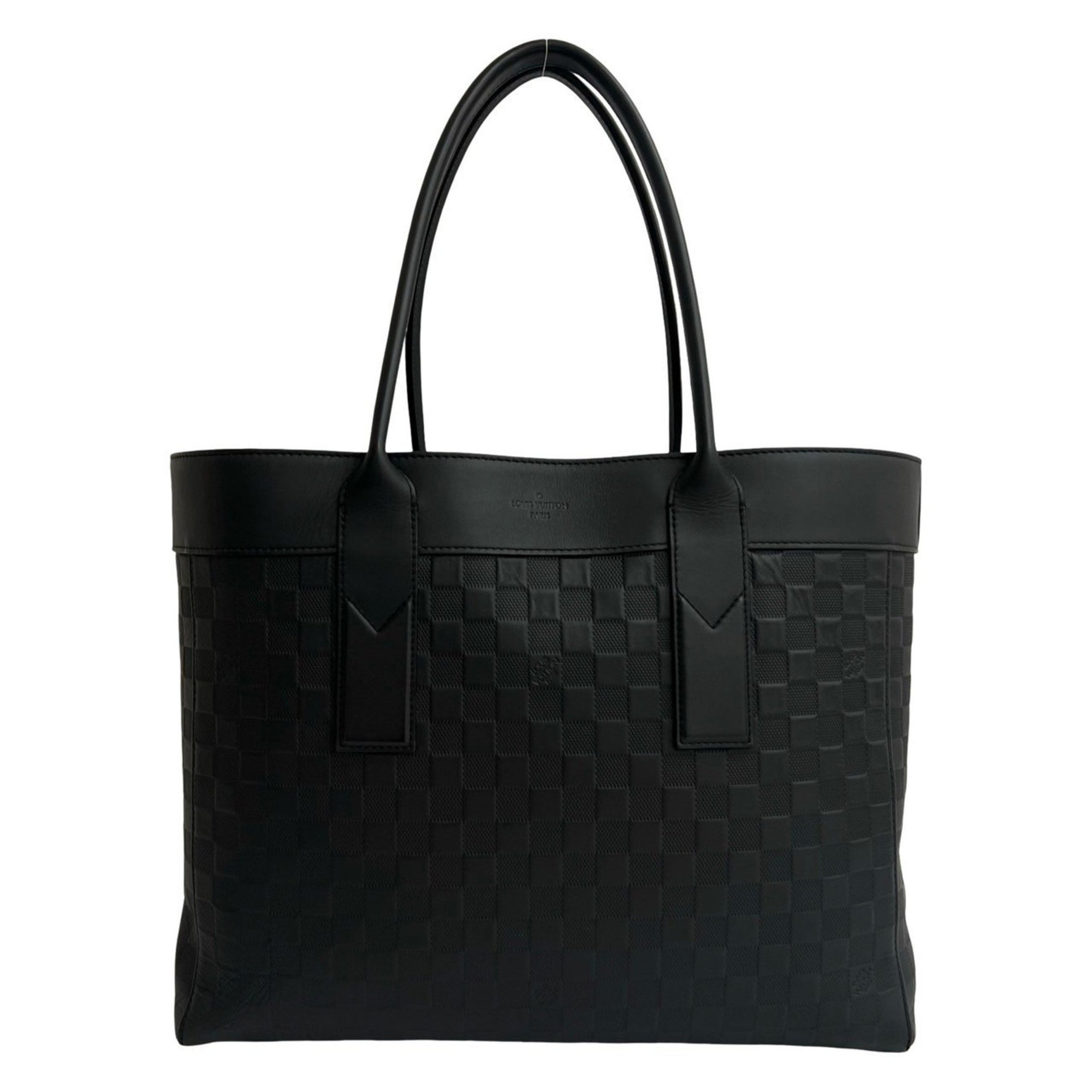 LOUIS VUITTON Caba Voyage Damier Infini Leather Tote Bag, Onyx Business Bag 479-6