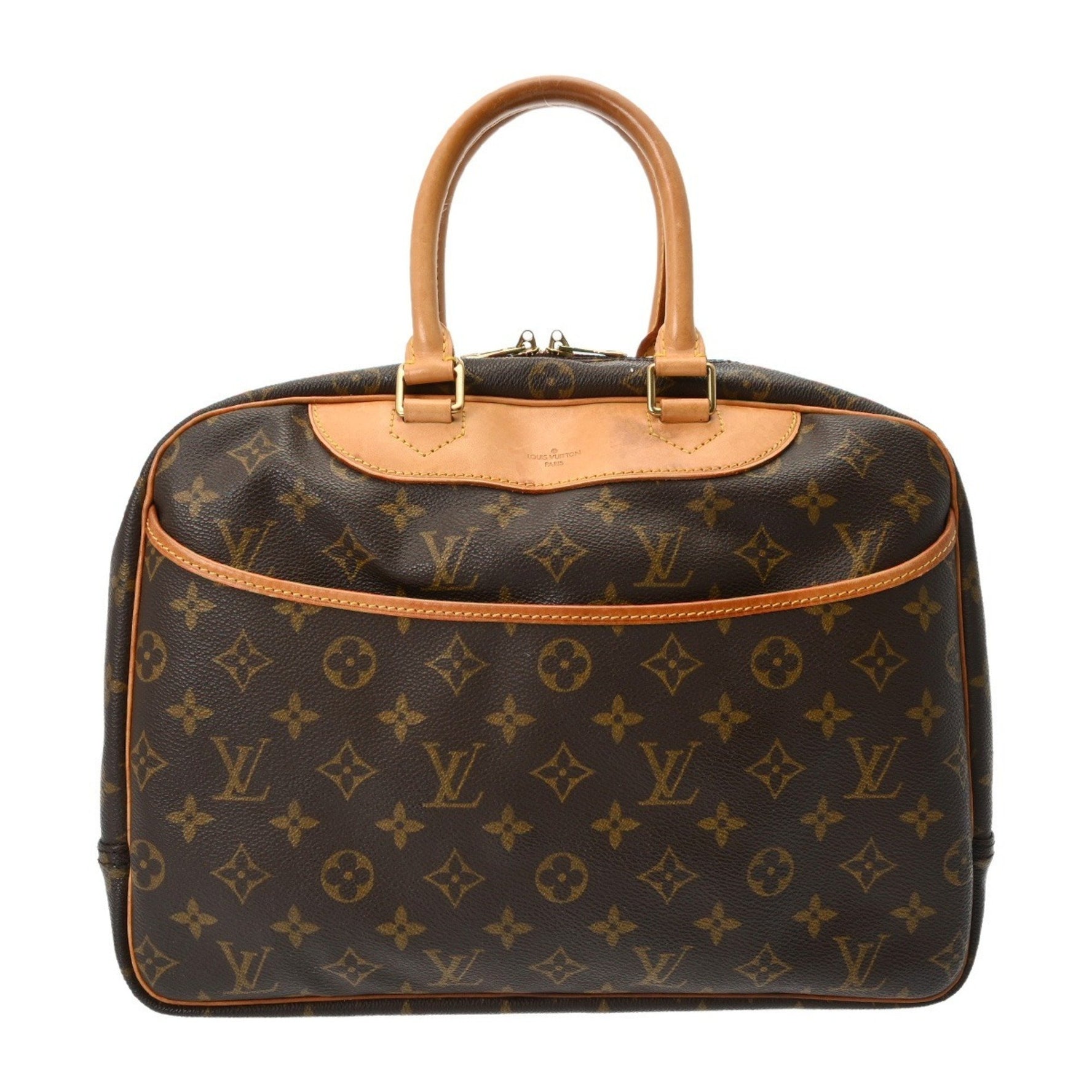 LOUIS VUITTON Monogram Deauville Canvas Handbag