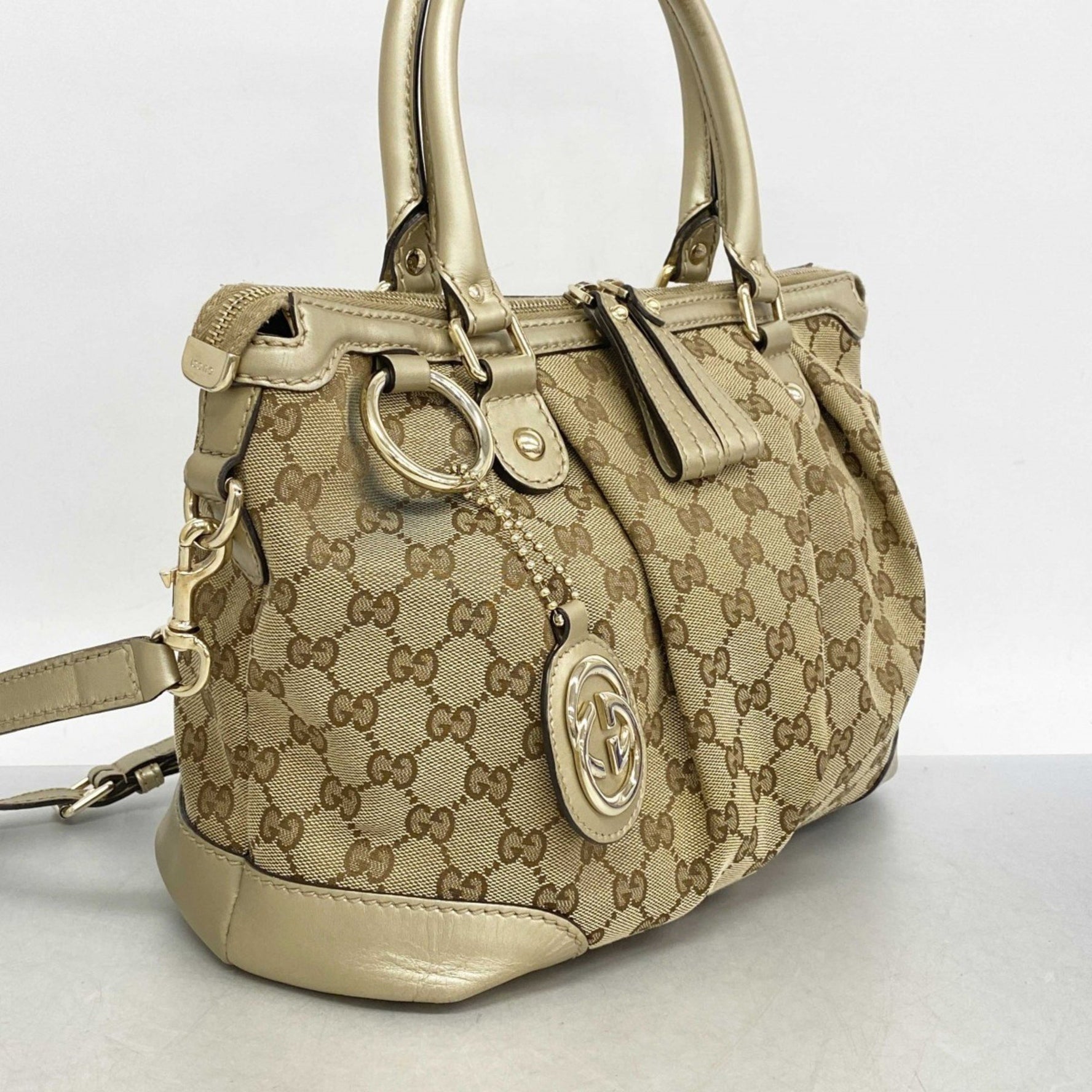Gucci GG Canvas Handbag Bag
