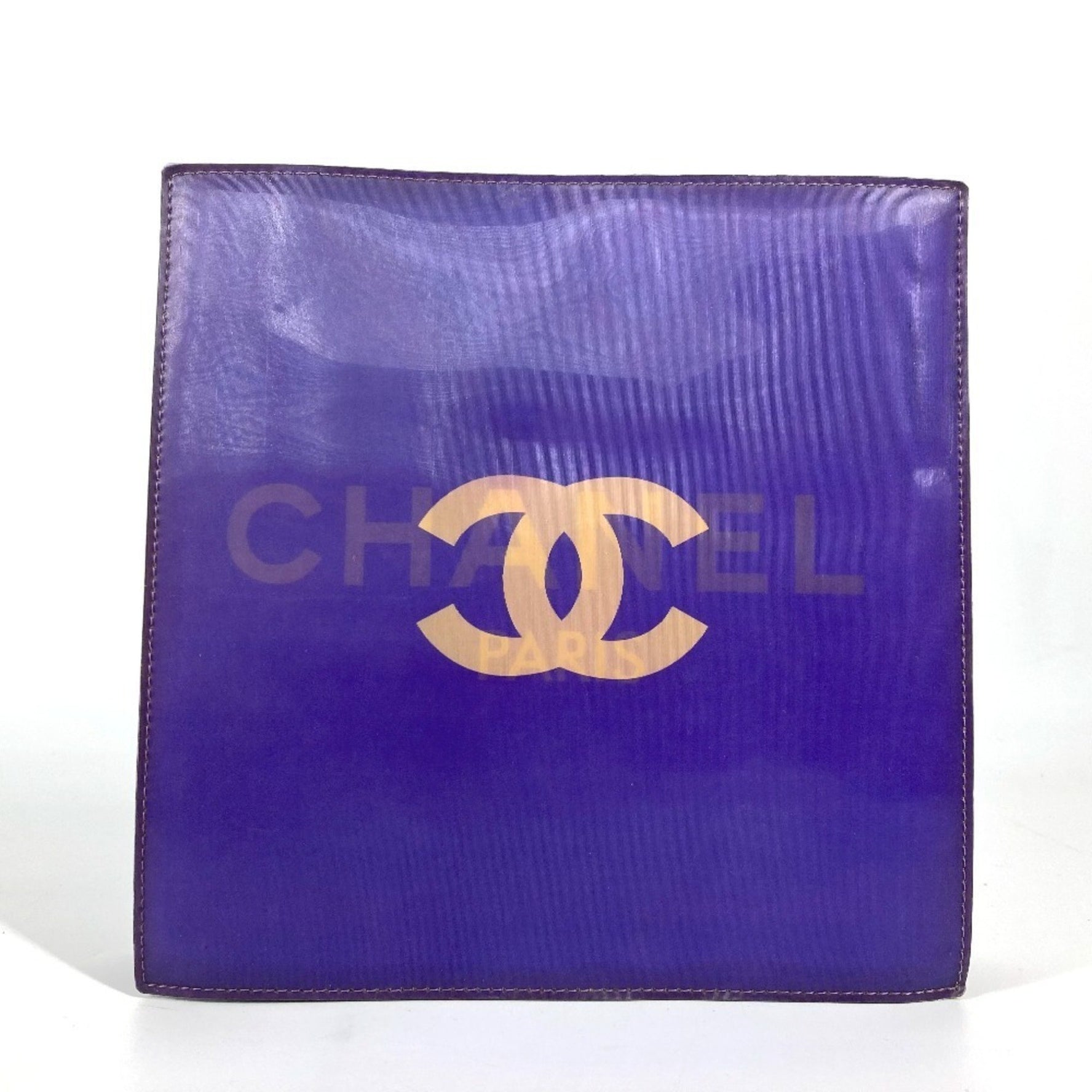 CHANEL Hologram CC Coco Mark Double Chain Bag Shoulder Leather