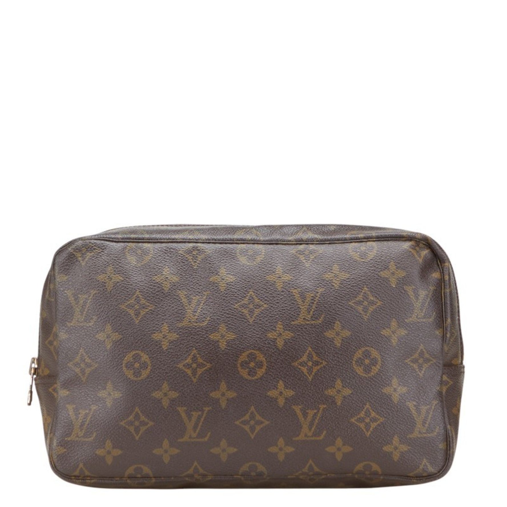 Louis Vuitton Monogram True Toilet 28 Second Bag/Clutch Bag Brown PVC LOUIS VUITTON